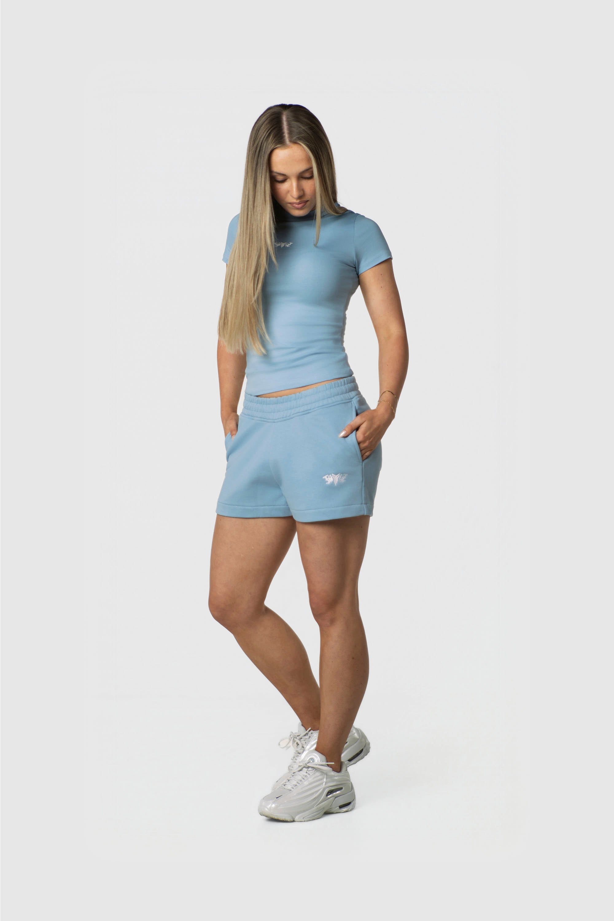 WOMEN SHORTS BABYBLUE