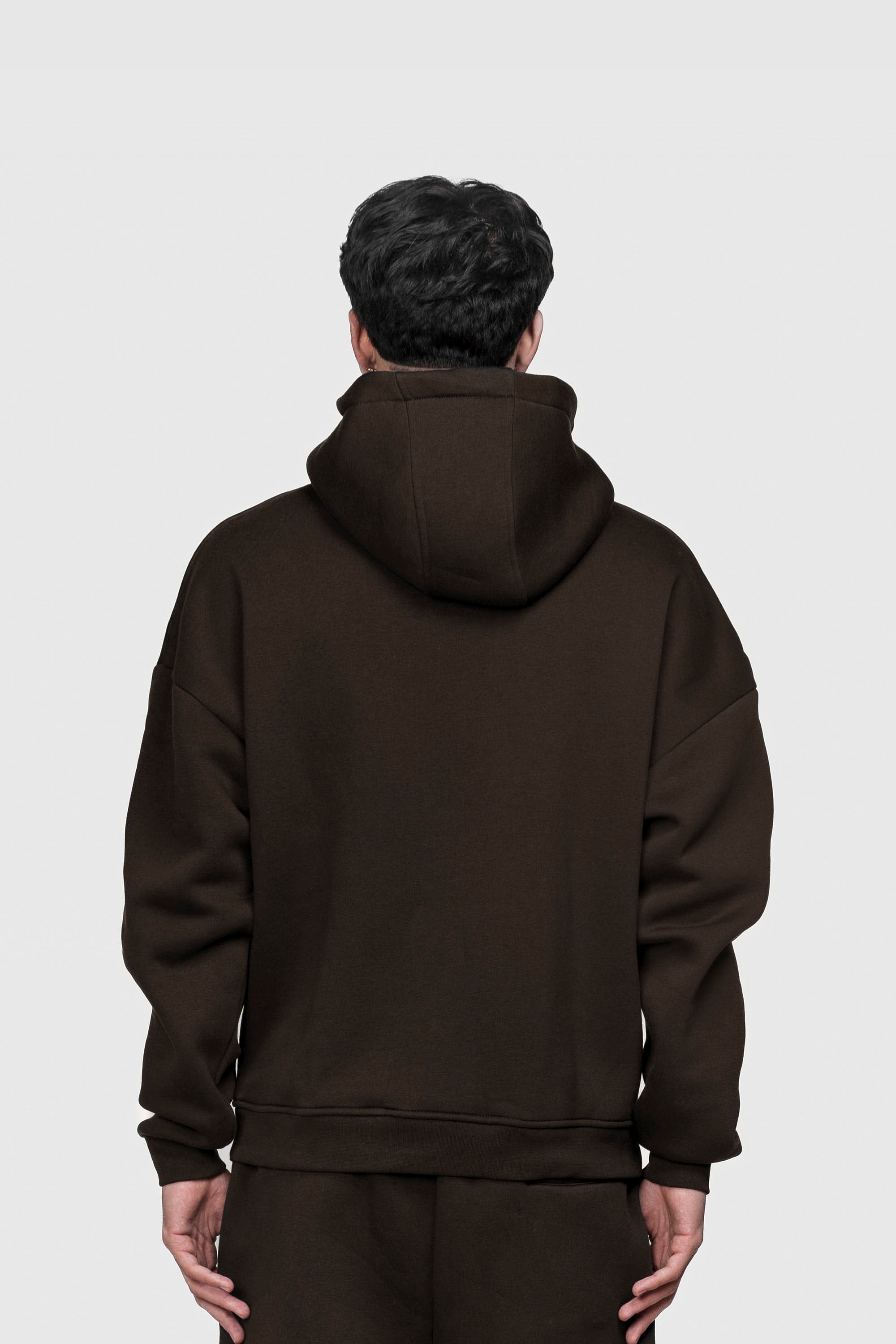 BASIC HOODIE CHOCOLATE