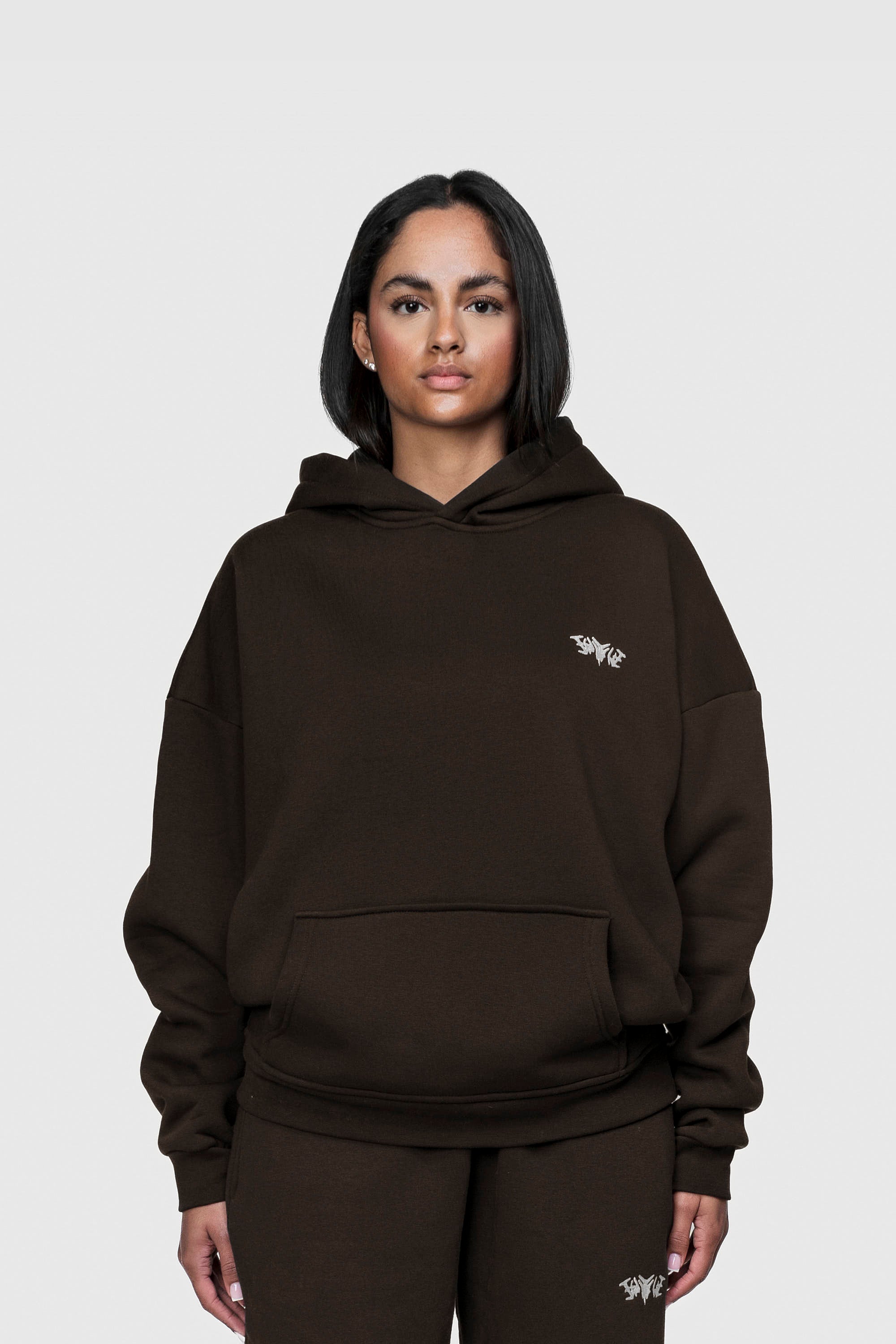 BASIC HOODIE CHOCOLATE