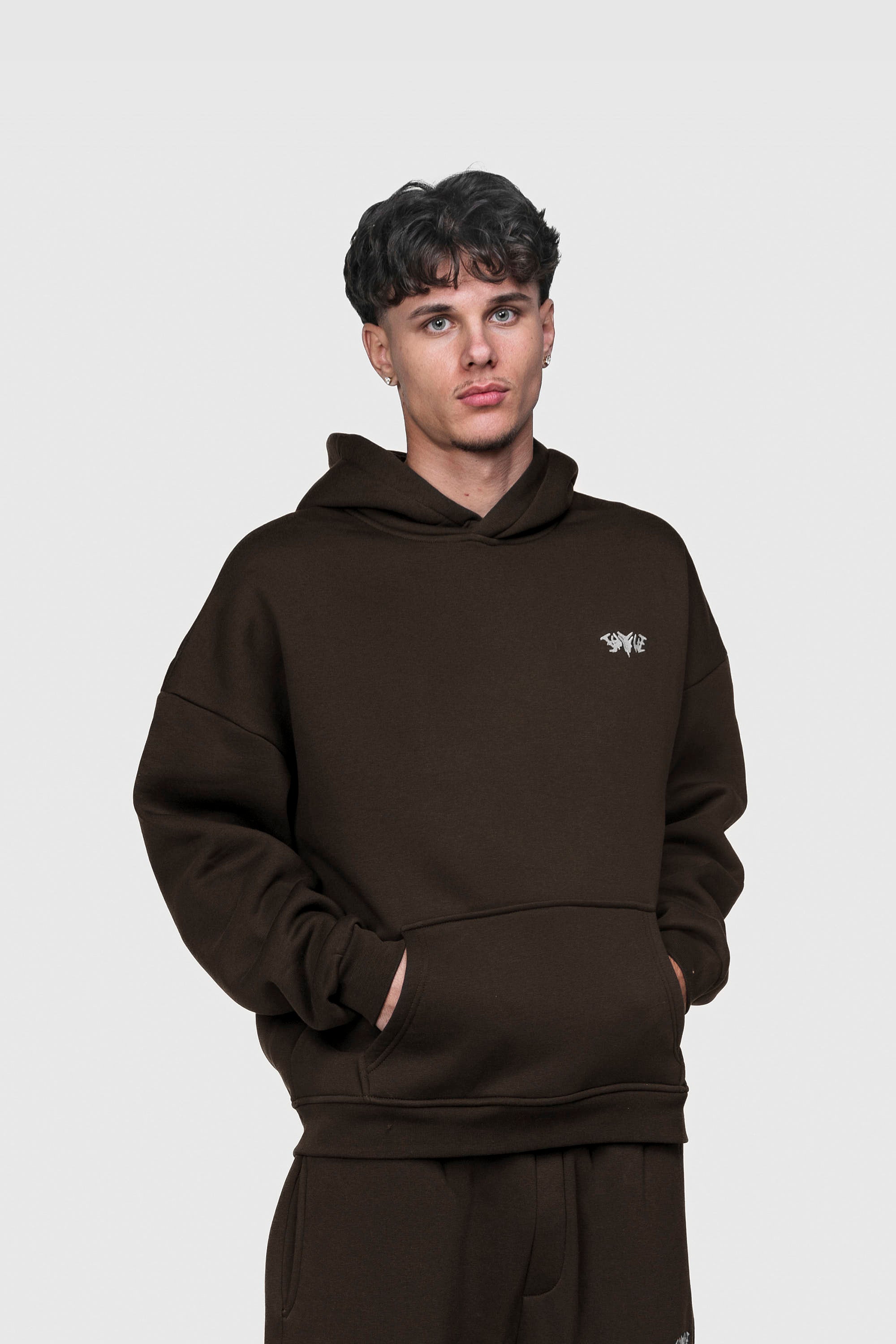 BASIC HOODIE CHOCOLATE