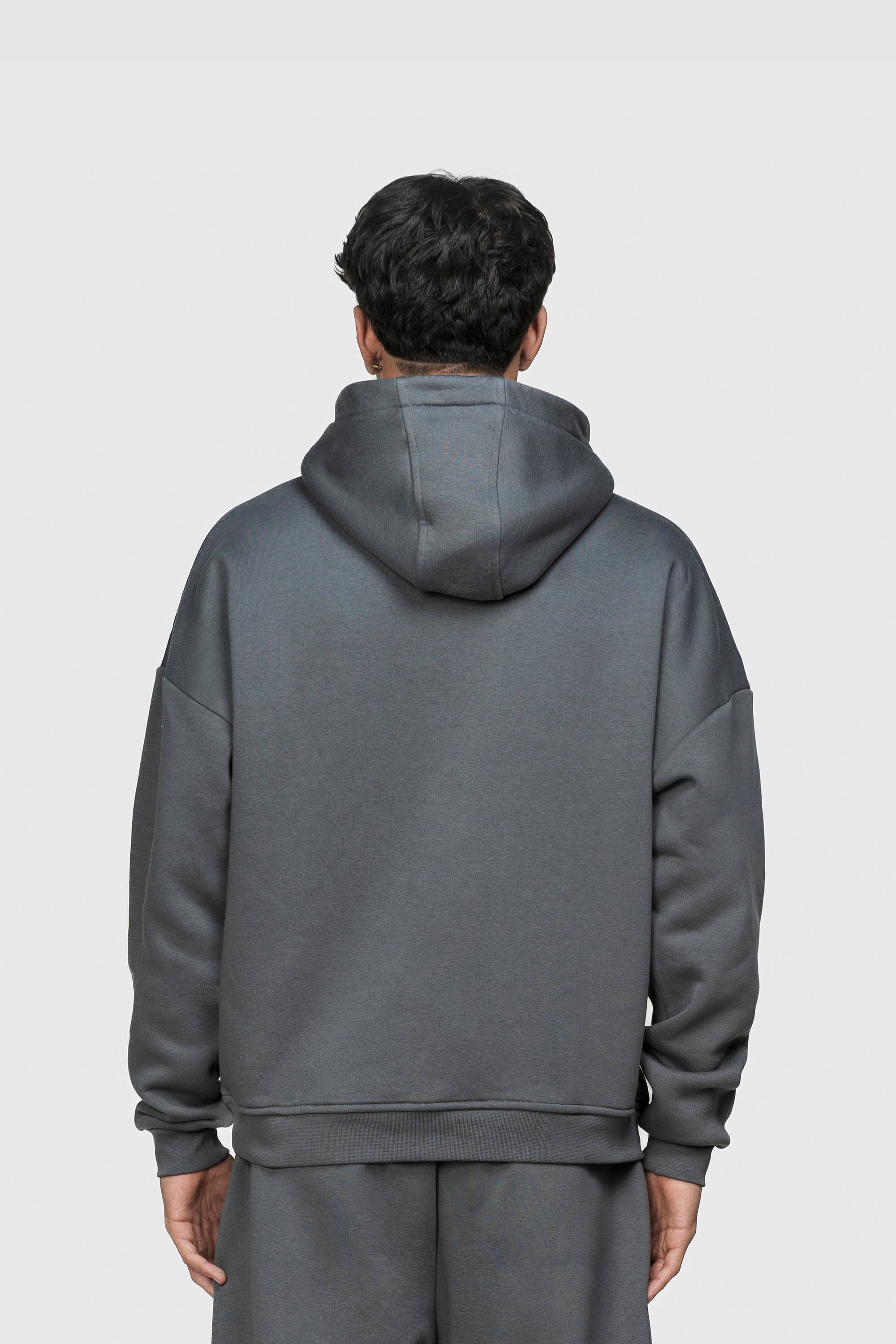 BASIC HOODIE DARK GREY