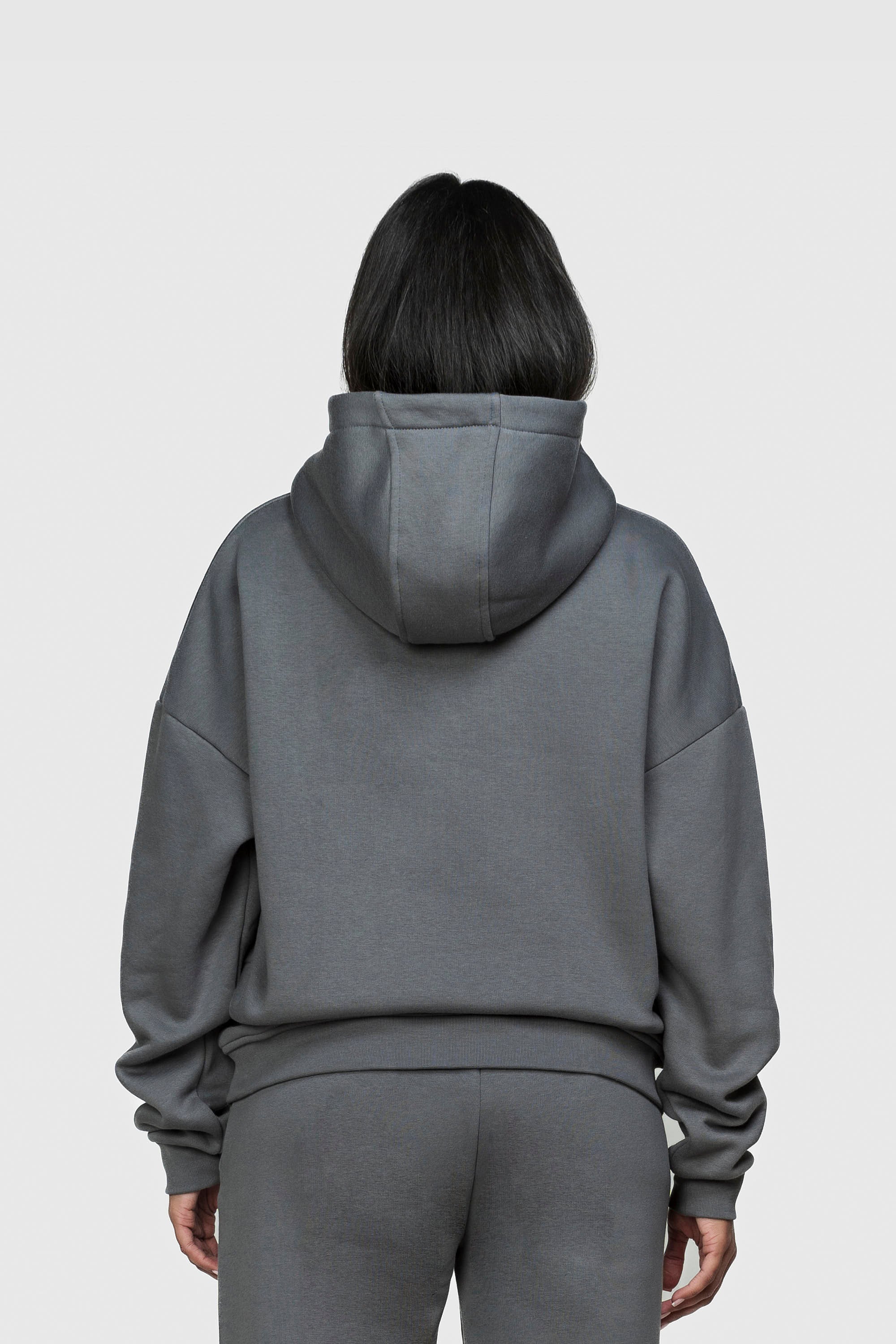 BASIC HOODIE DARK GREY