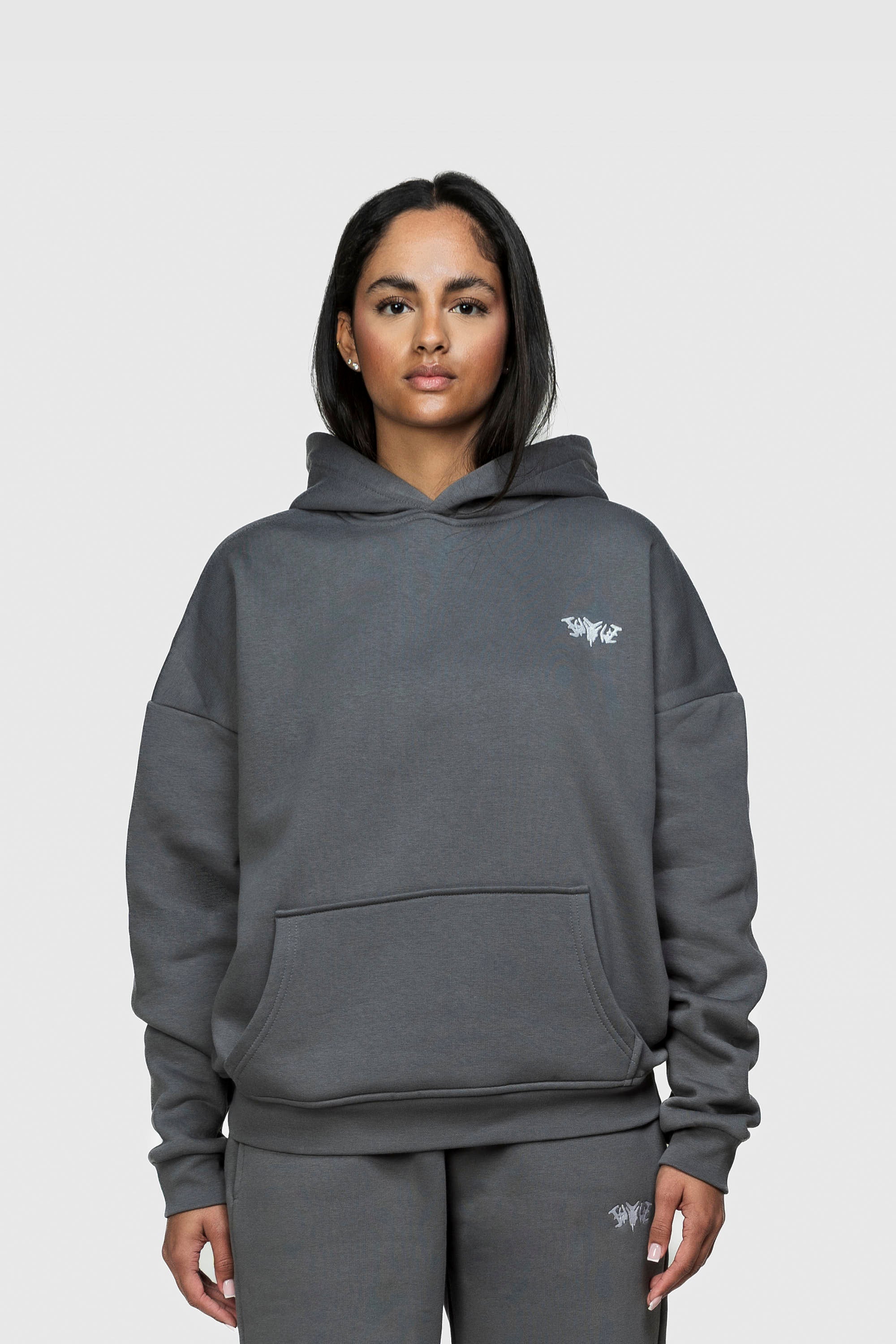 BASIC HOODIE DARK GREY