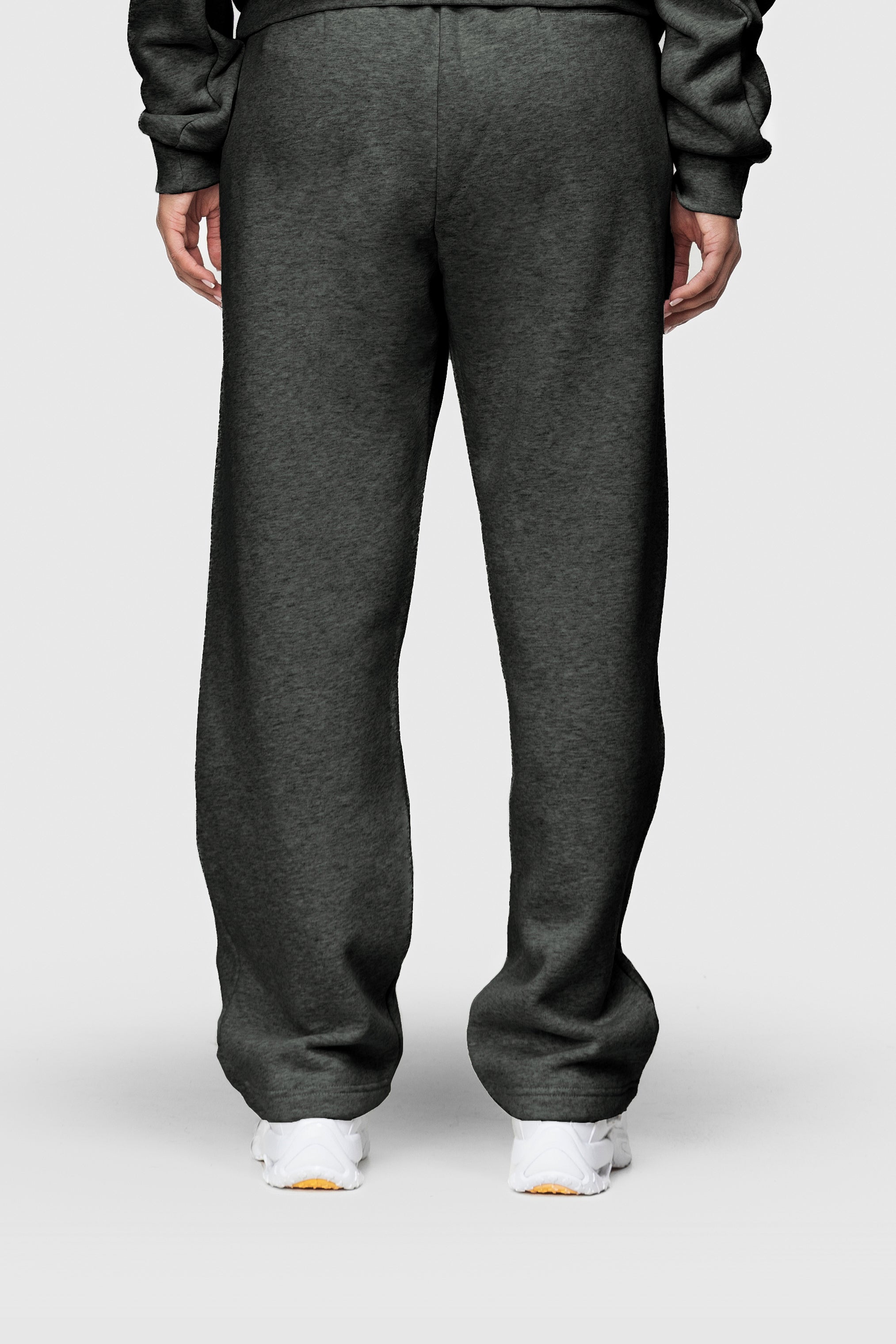 BASIC SWEATPANTS DARK GREY MELANGE