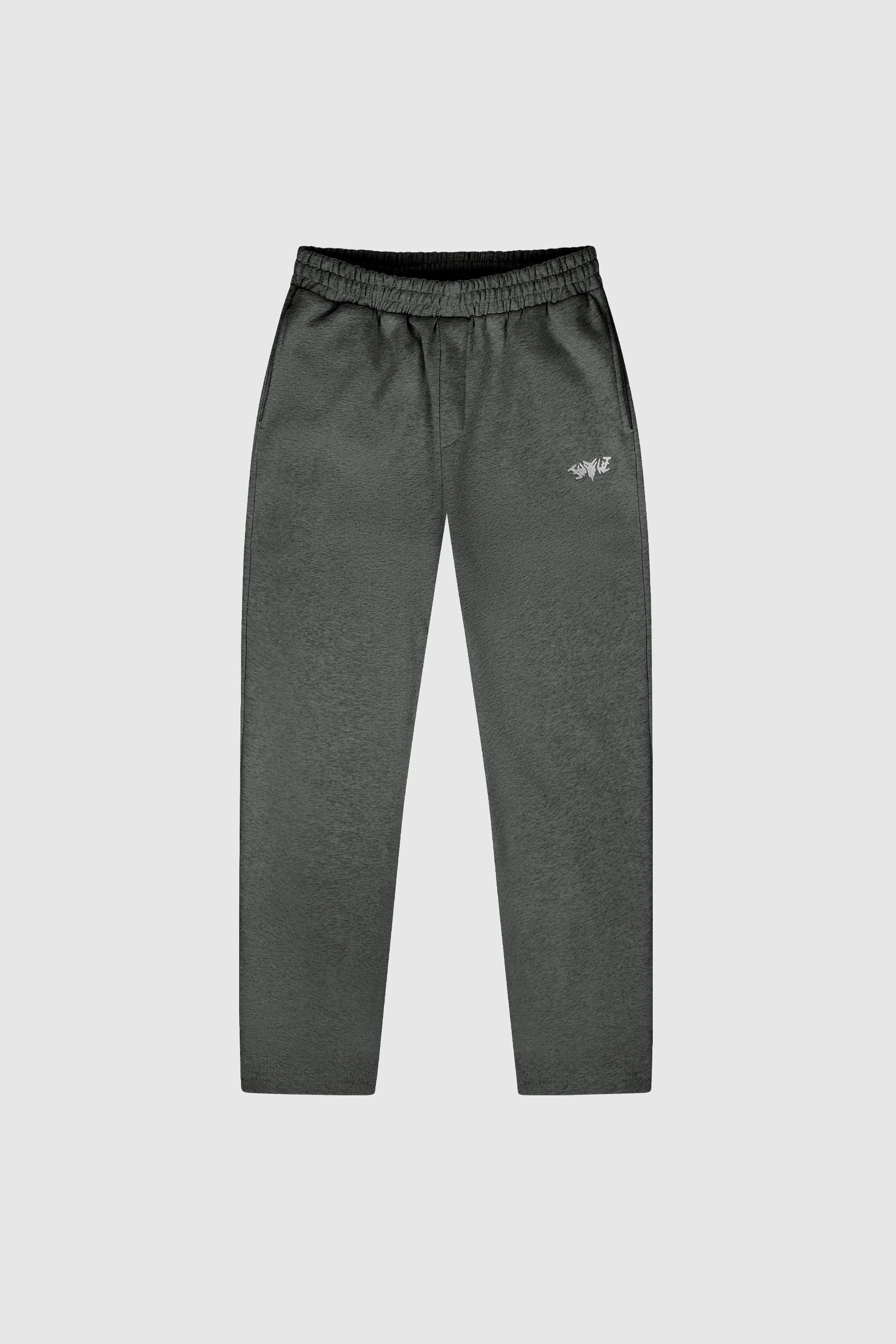 BASIC SWEATPANTS DARK GREY MELANGE