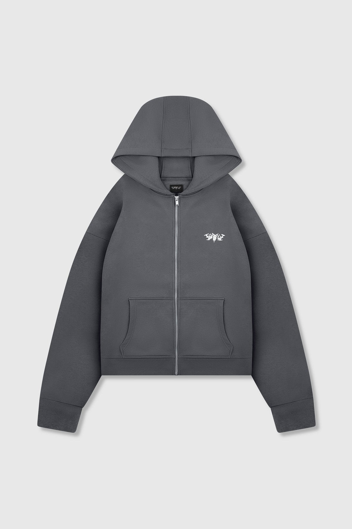 BASIC ZIP HOODIE ANTHRAZIT