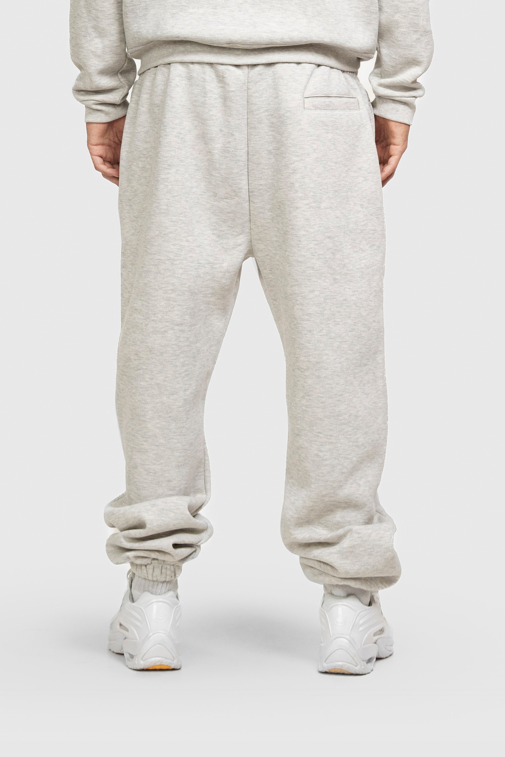 BASIC CUFFED JOGGER GREY MELANGE