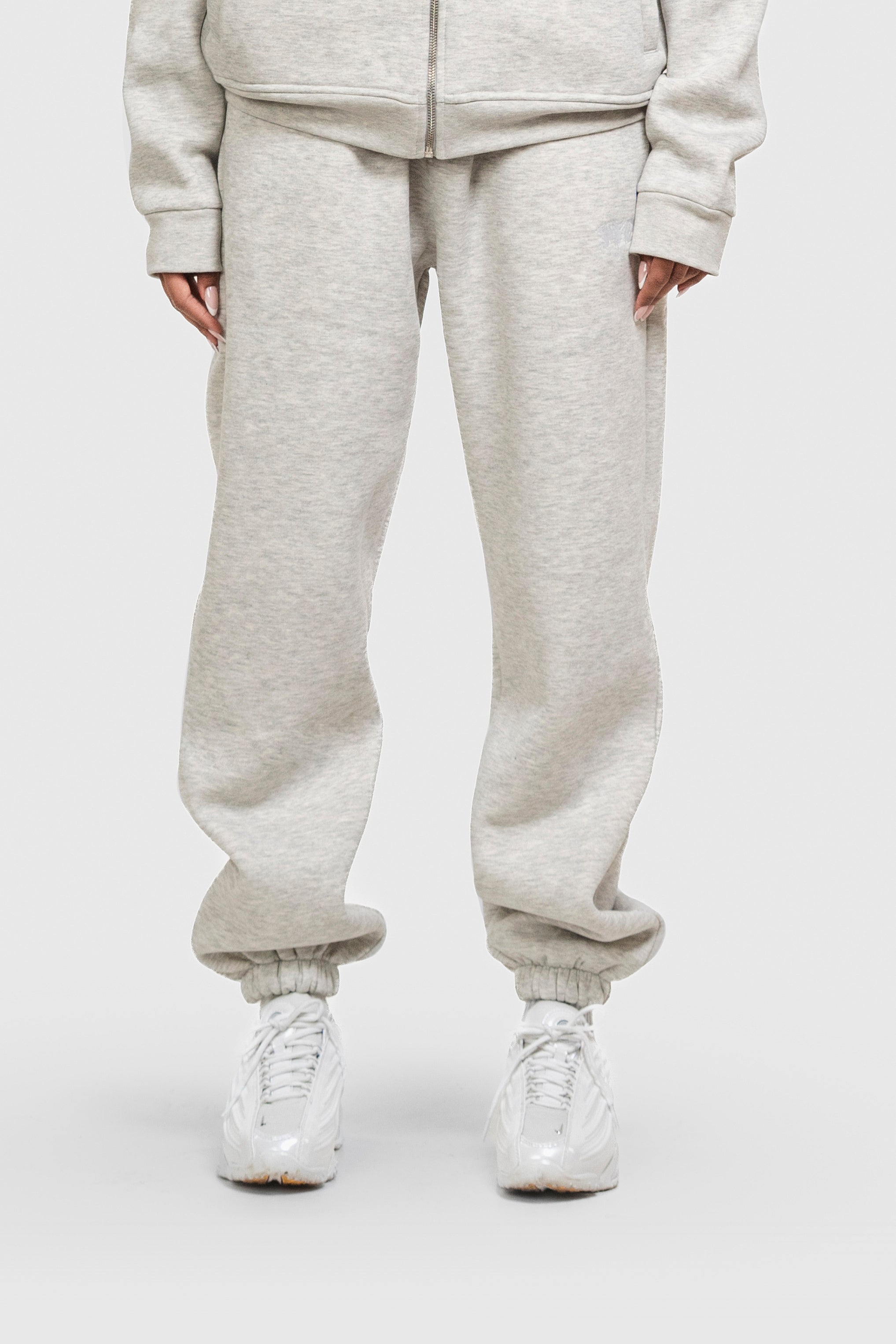 BASIC CUFFED JOGGER GREY MELANGE