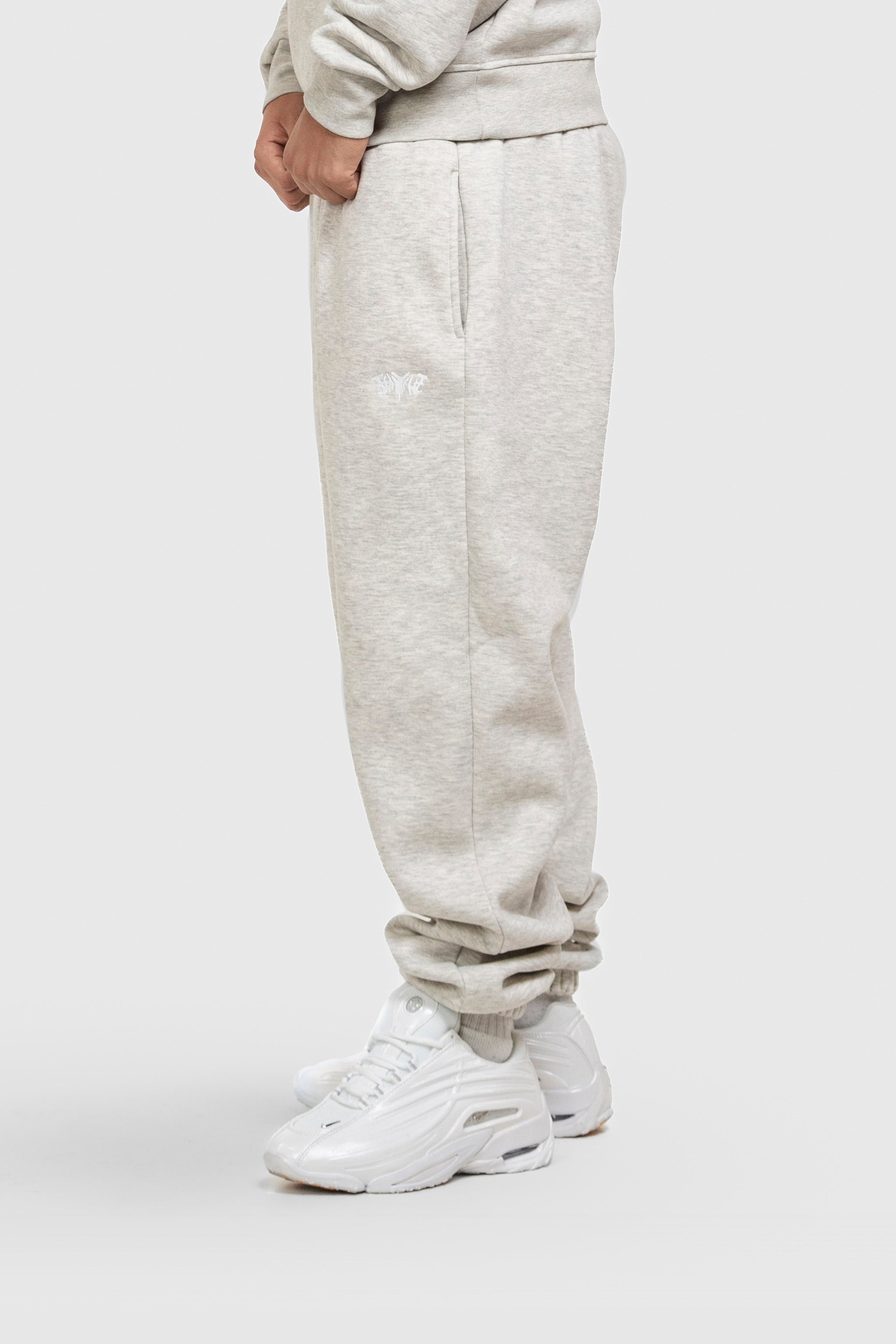 BASIC CUFFED JOGGER GREY MELANGE