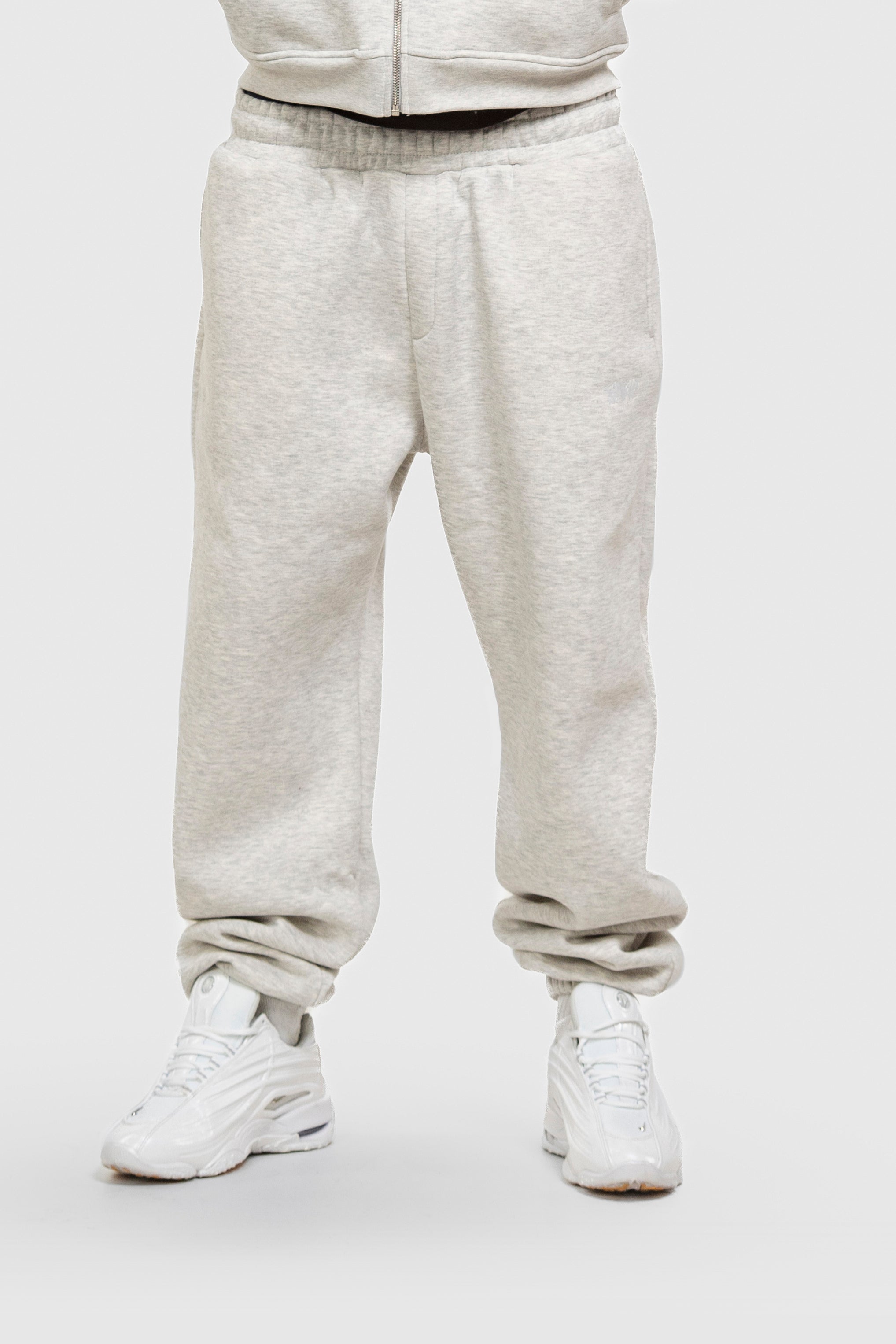 BASIC CUFFED JOGGER GREY MELANGE