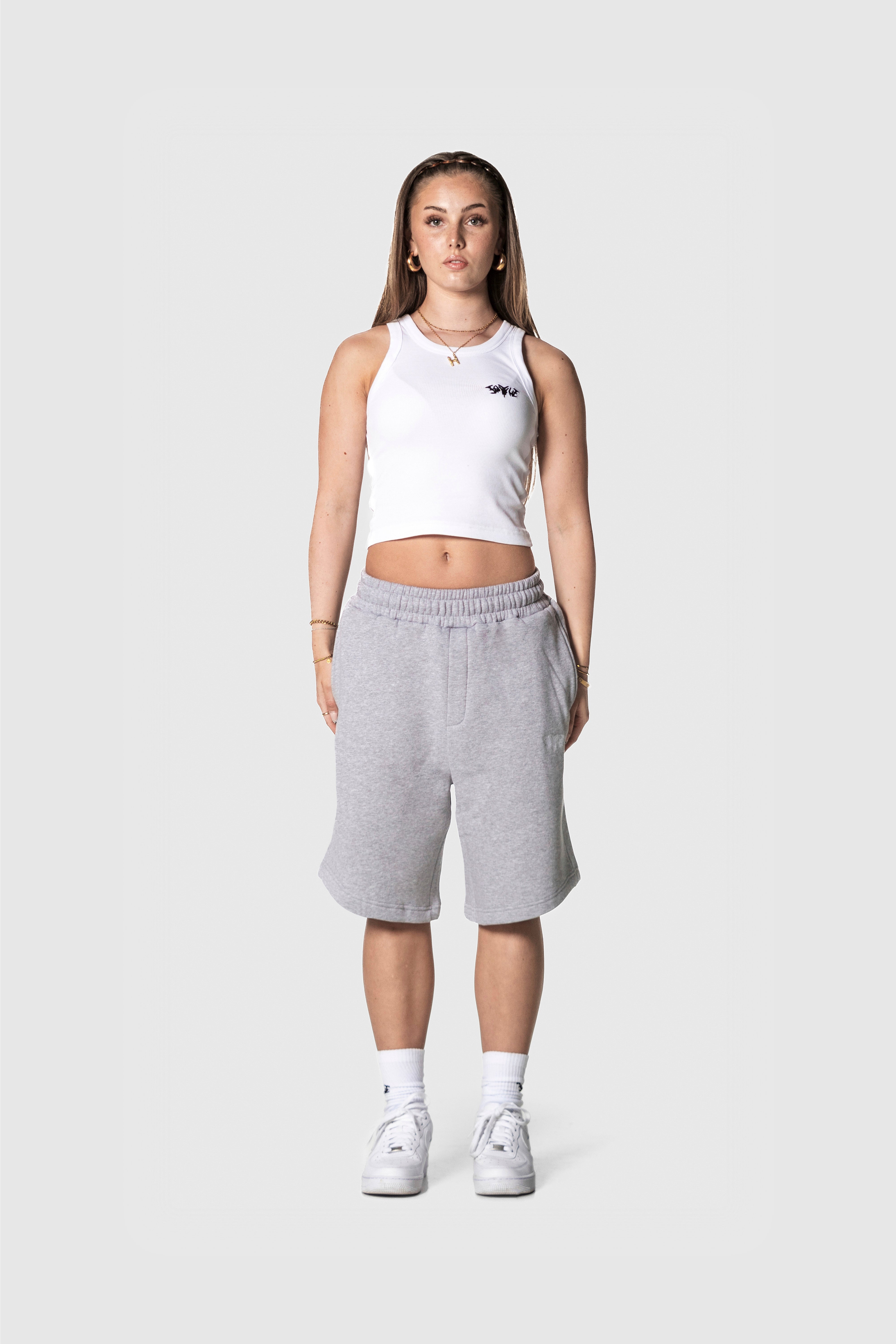 BASIC SHORTS GREY MEL V2