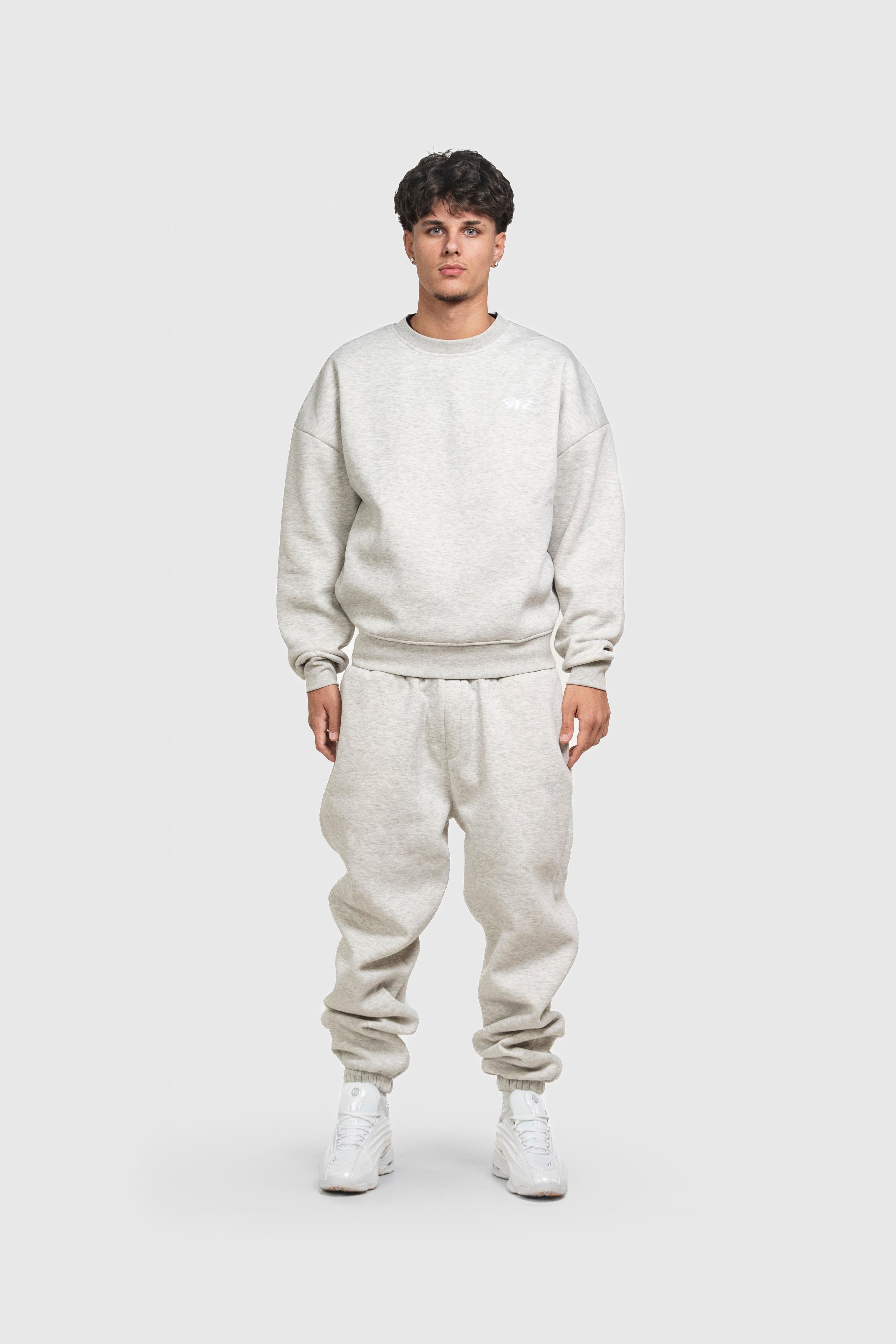 BASIC SWEATER LIGHT GREY