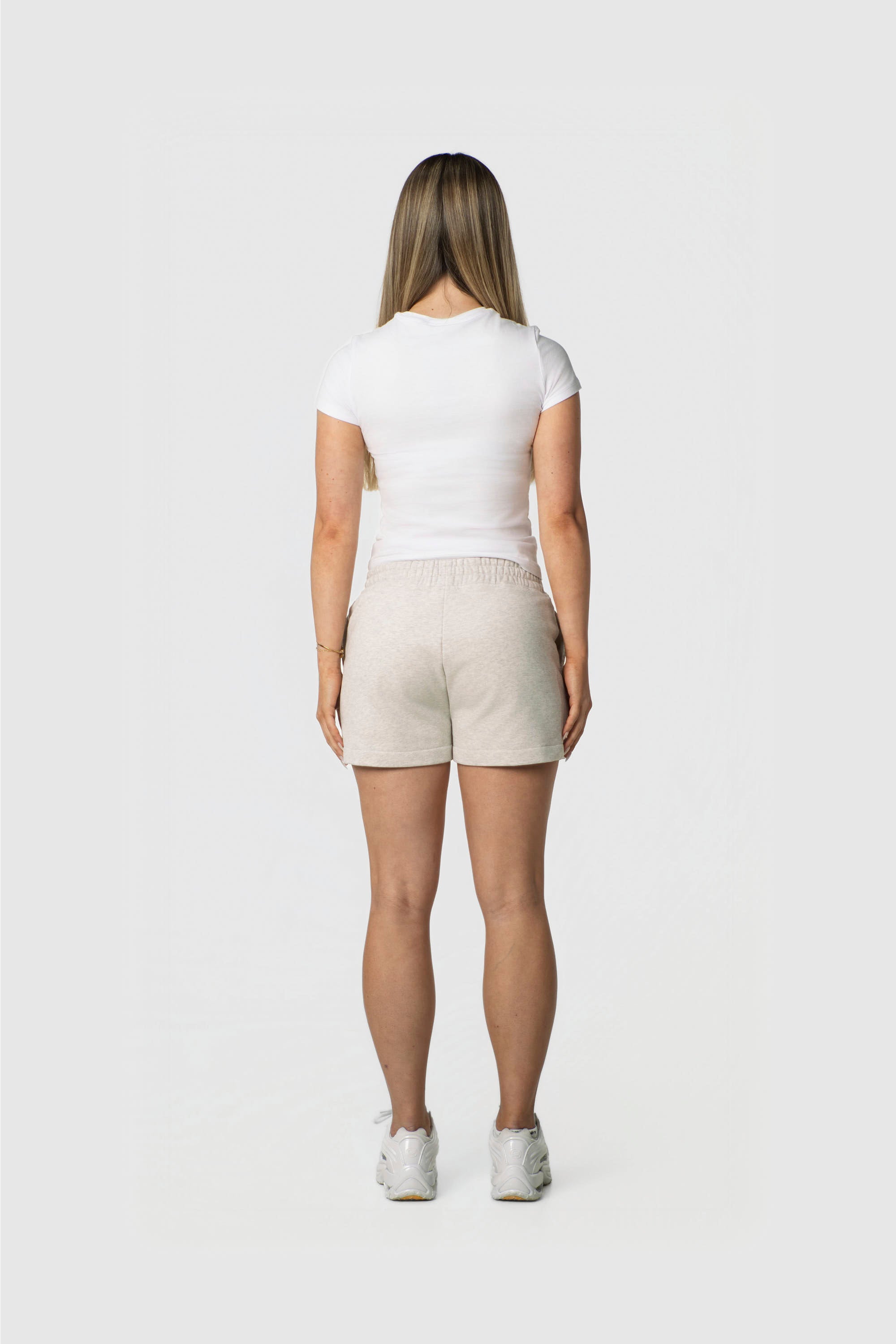 WOMEN SHORTS GREY MELANGE