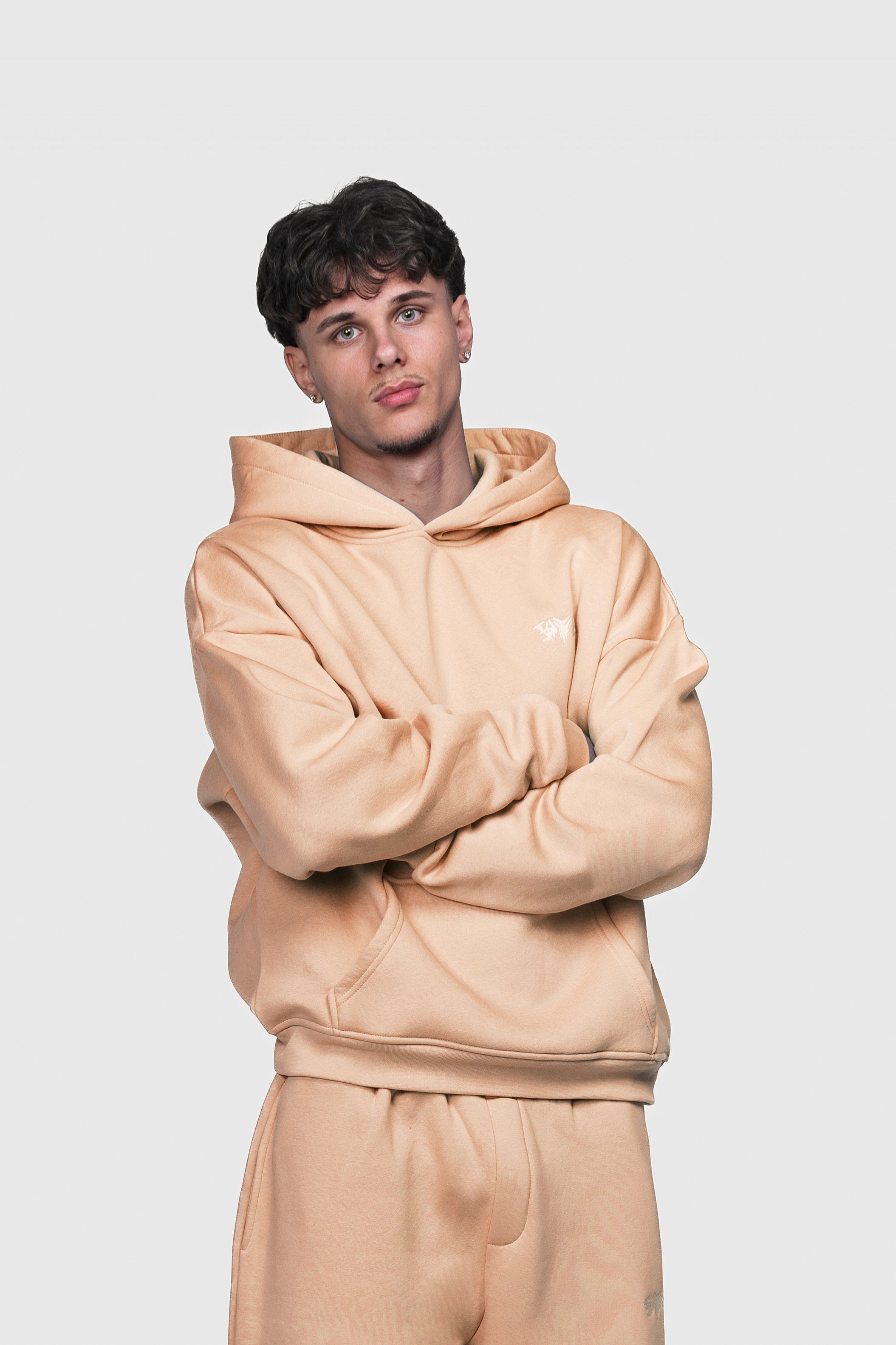 BASIC HOODIE PEACH