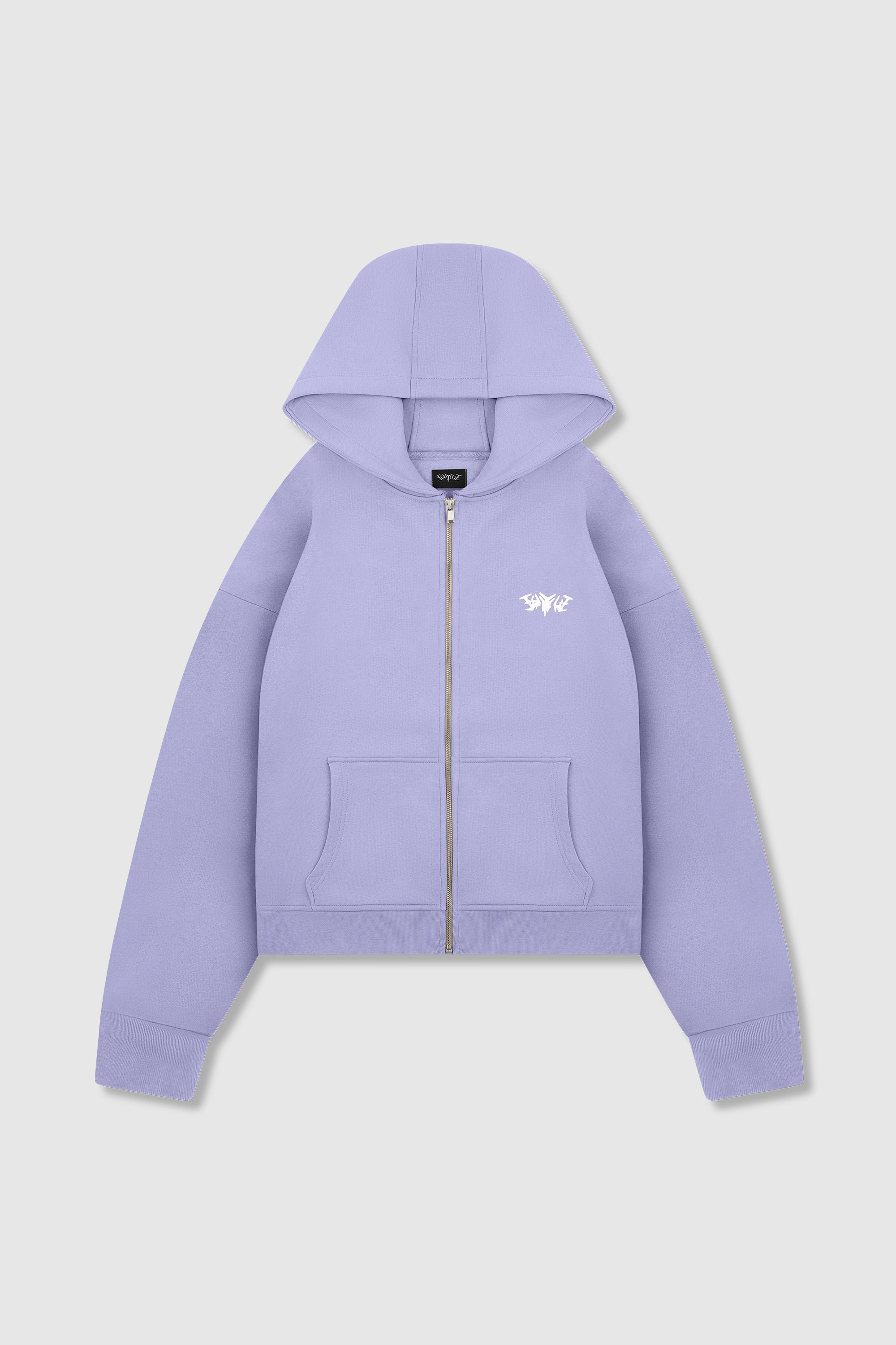 BASIC ZIP HOODIE PURPLE