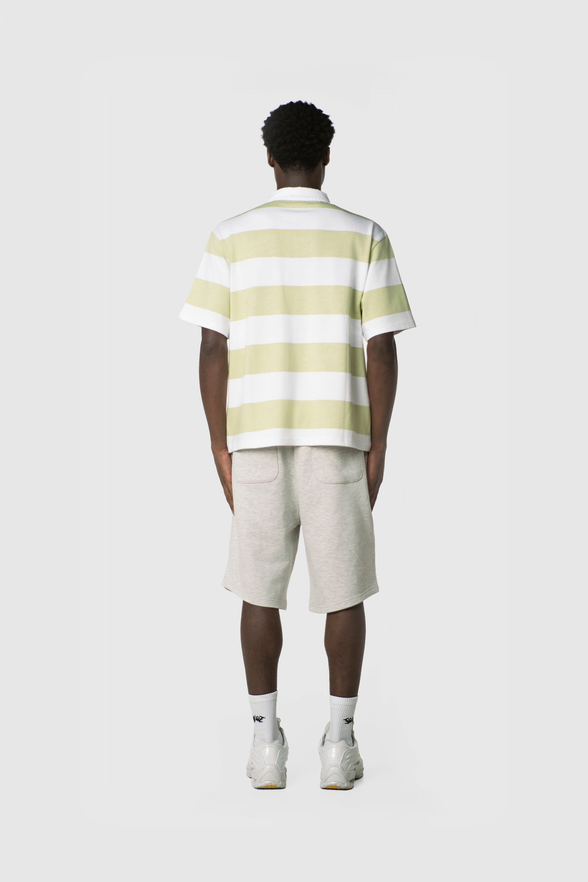 STRIPE POLO SHIRT MINT