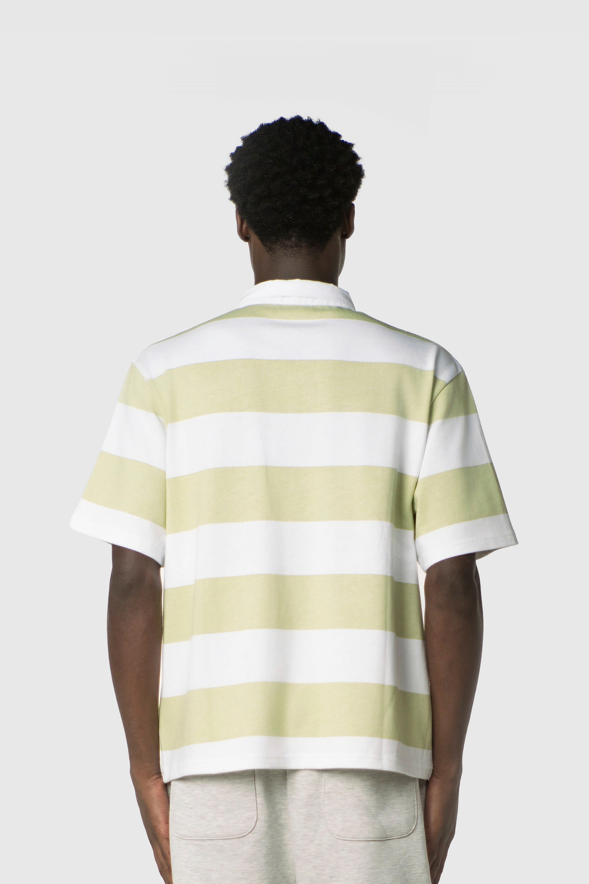 STRIPE POLO SHIRT MINT