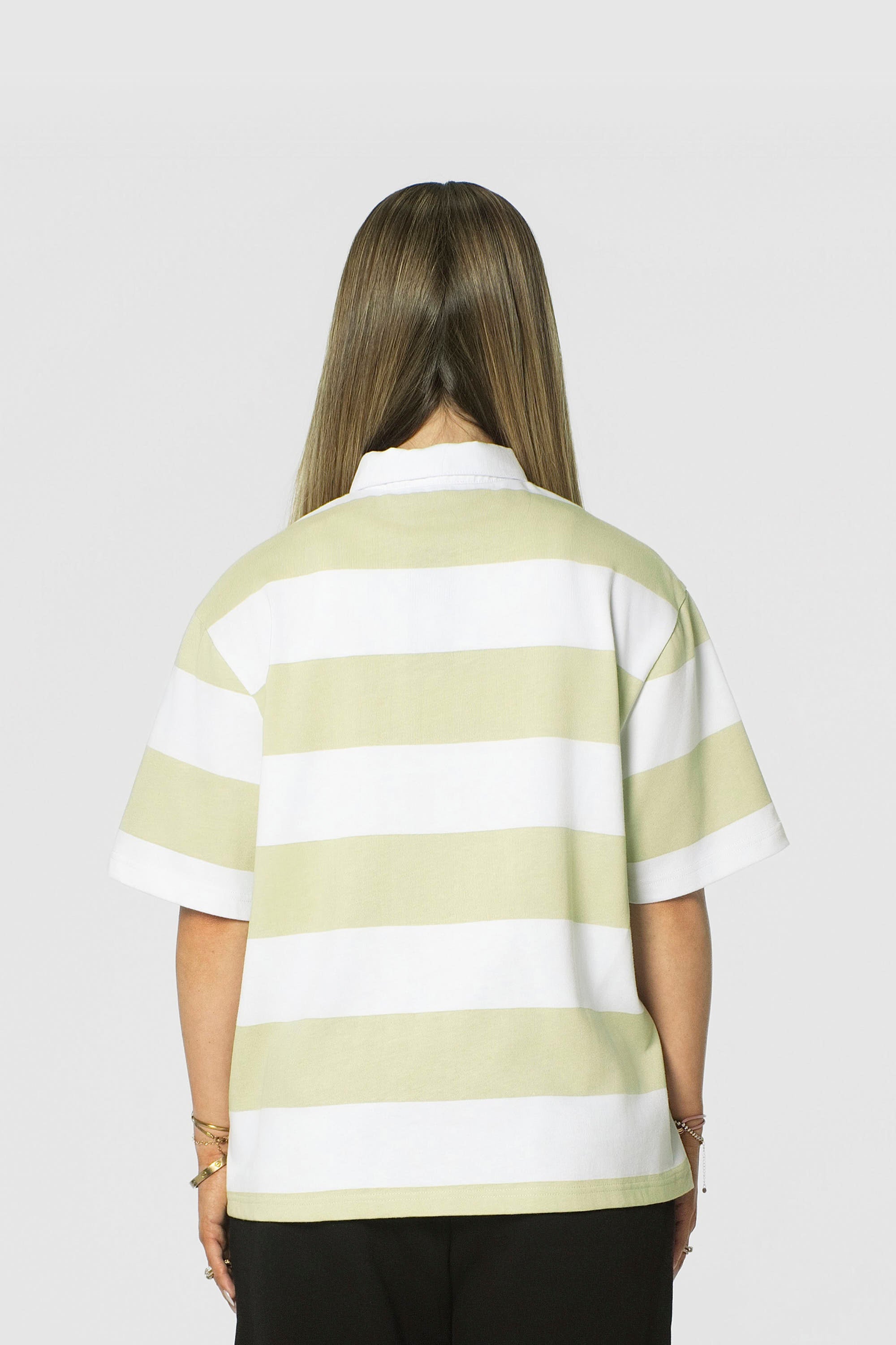 STRIPE POLO SHIRT MINT