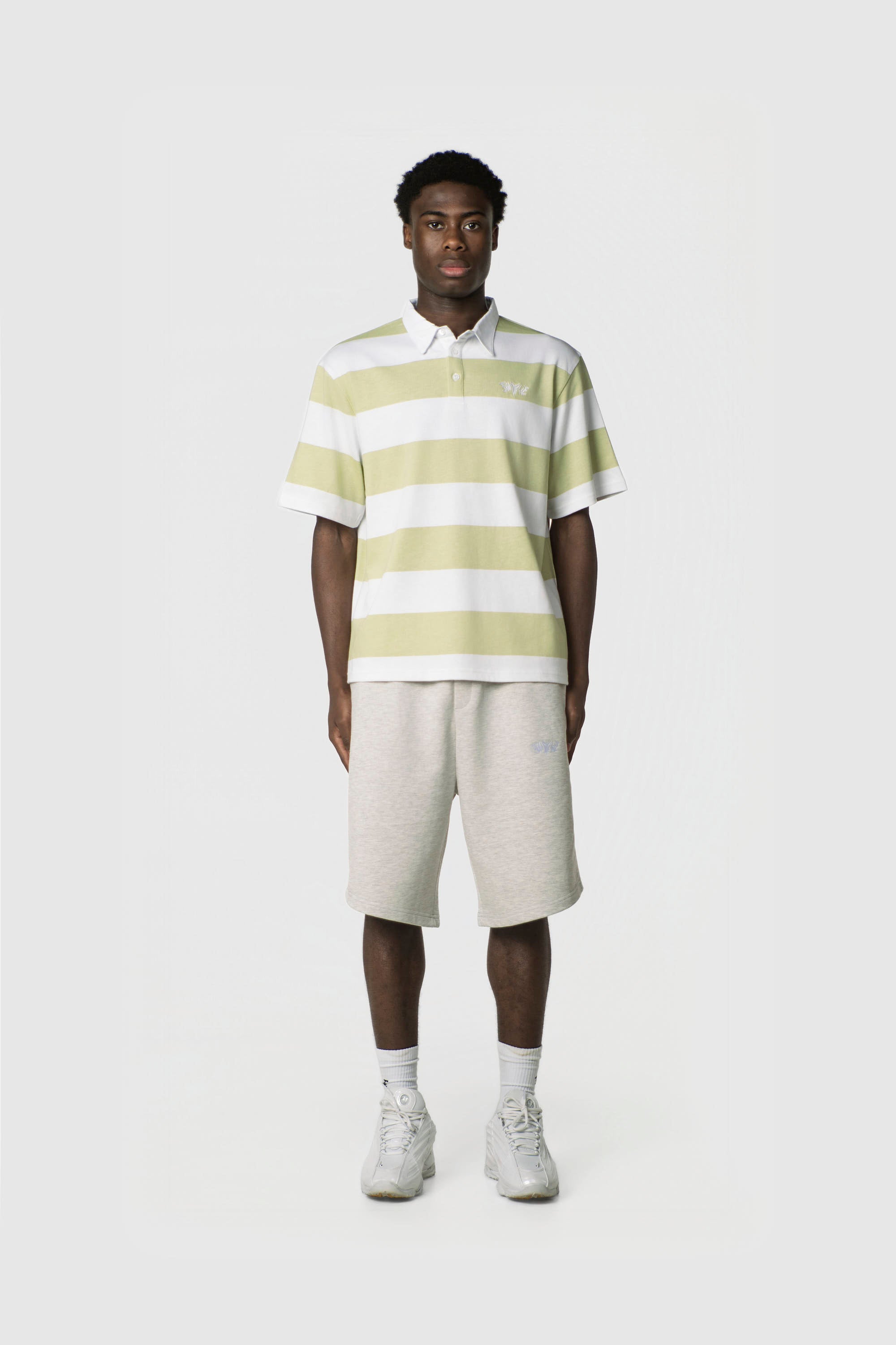 STRIPE POLO SHIRT MINT