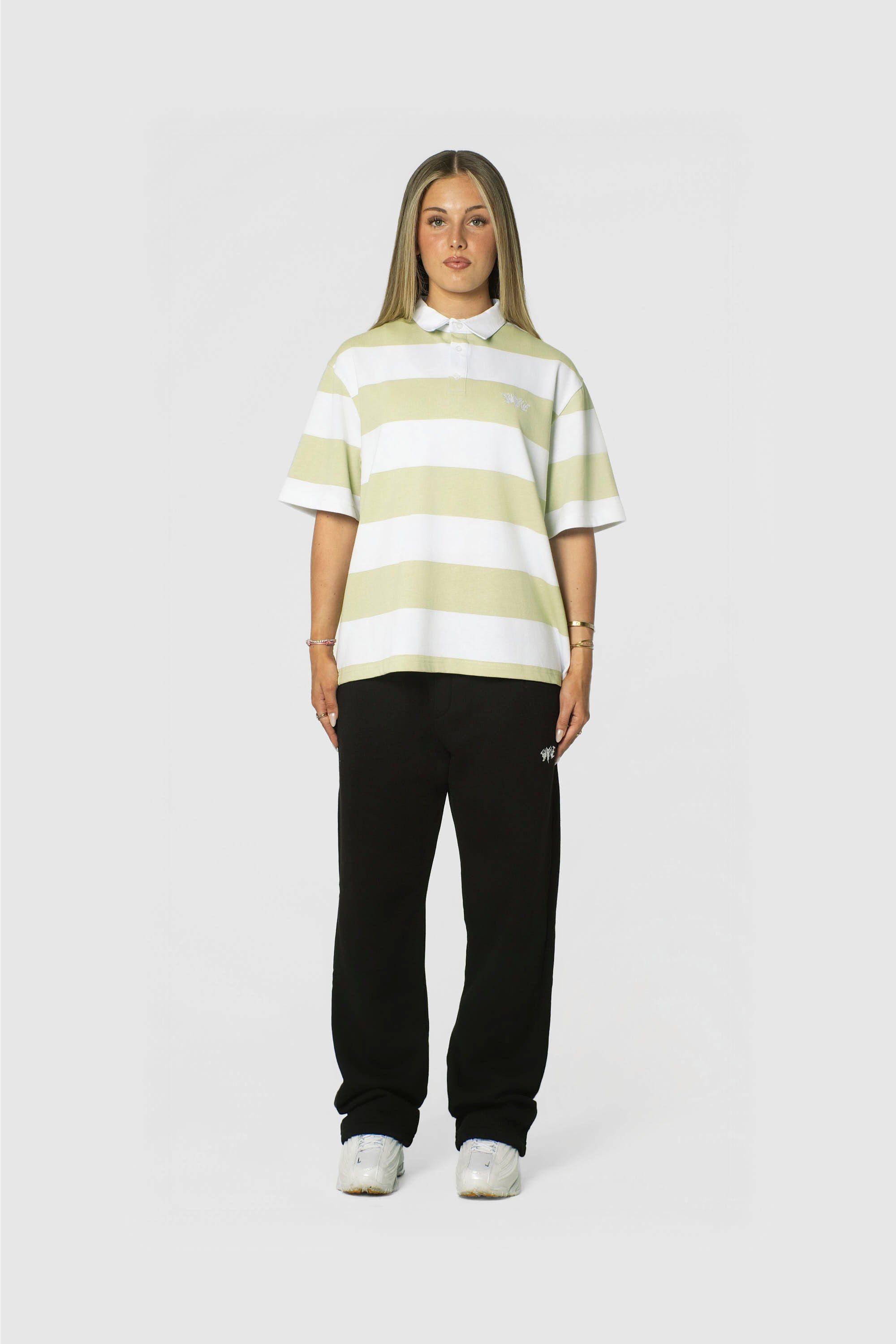 STRIPE POLO SHIRT MINT