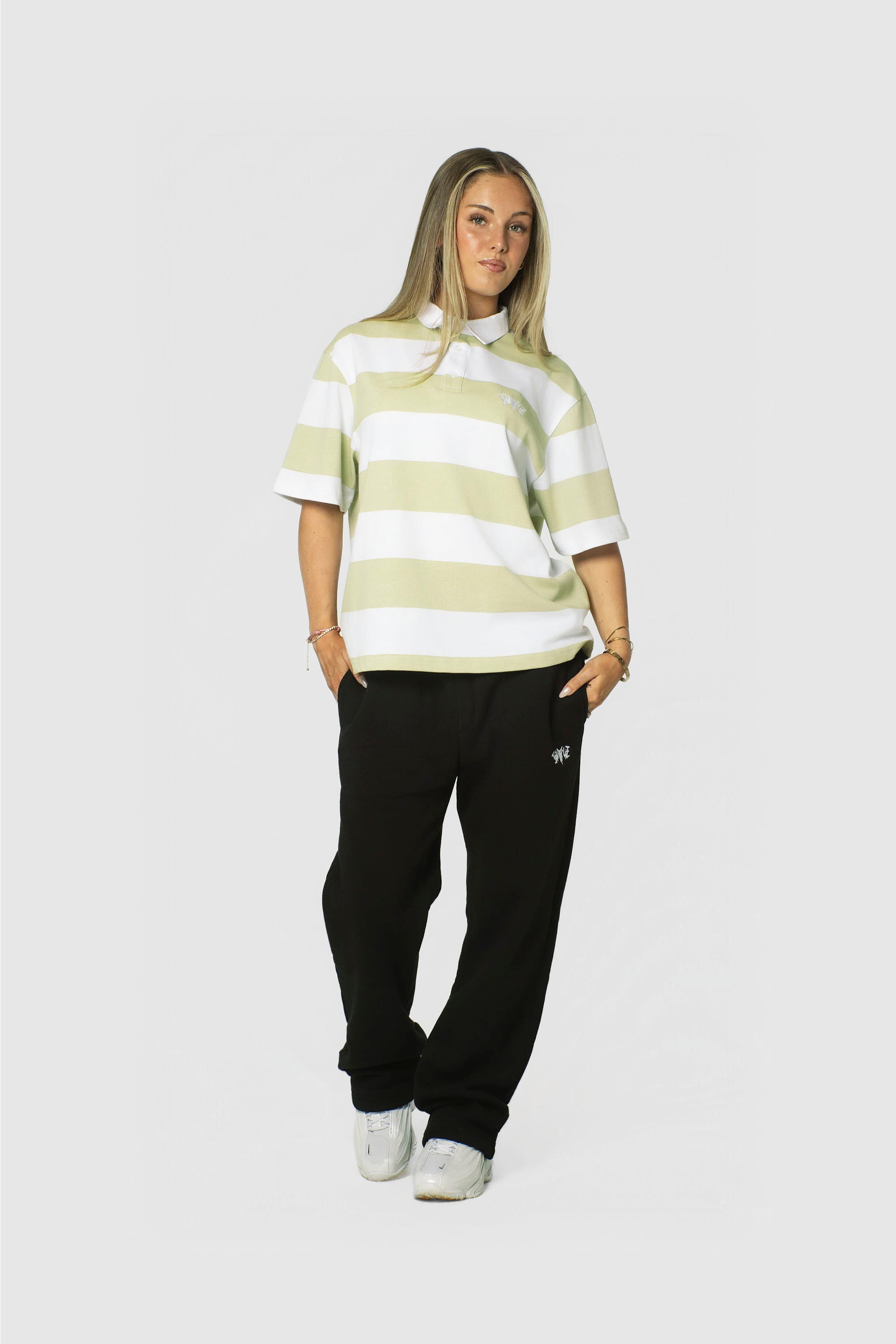 STRIPE POLO SHIRT MINT