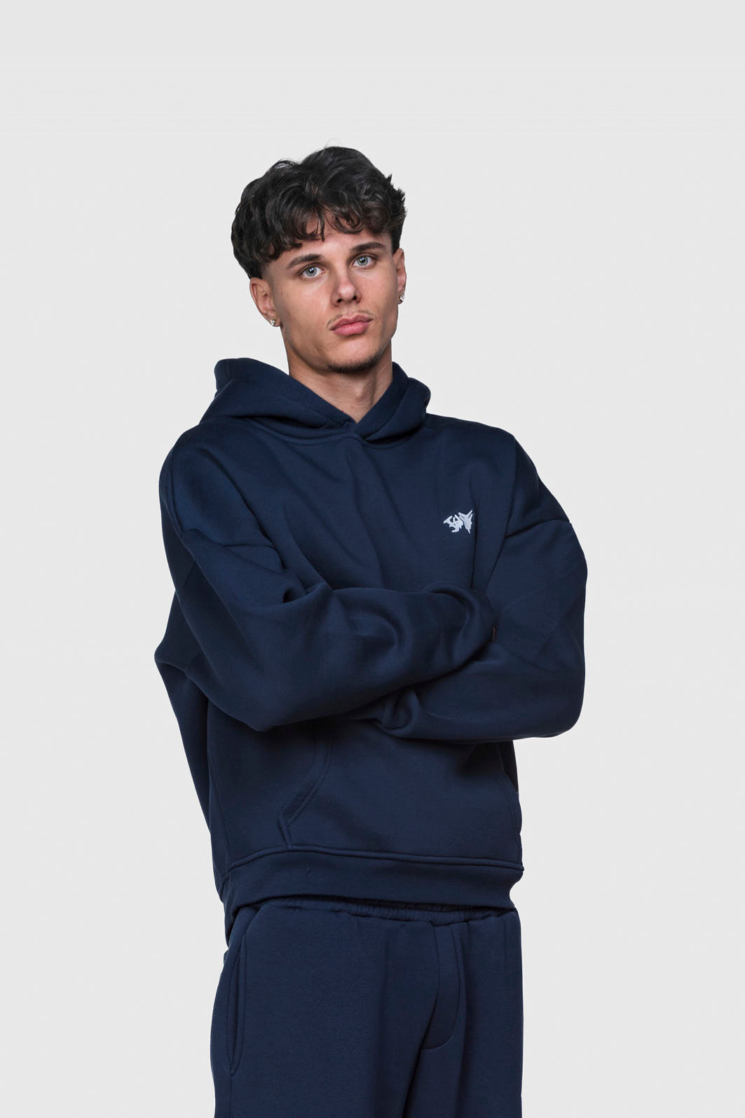 BASIC HOODIE NAVY