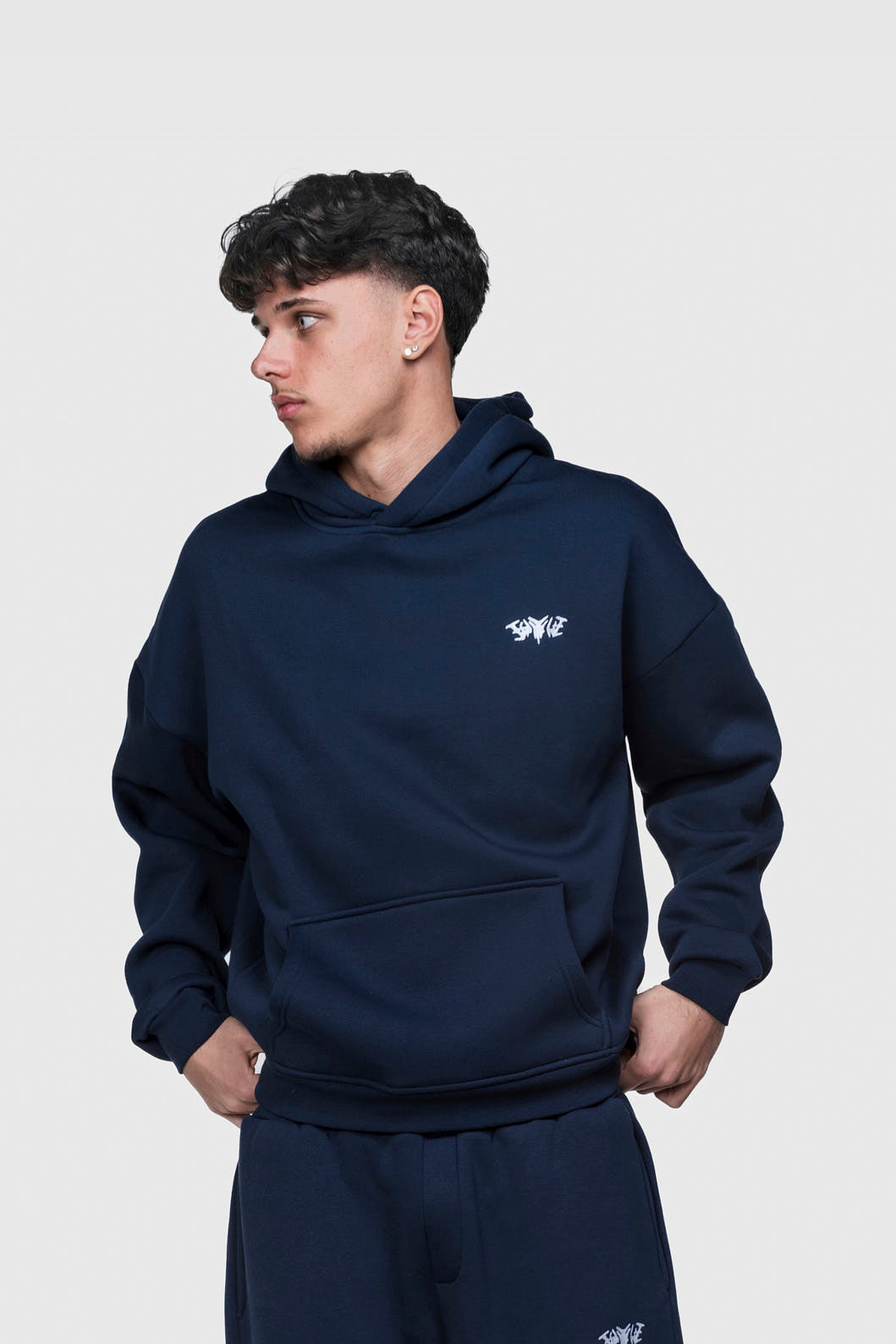 BASIC HOODIE NAVY