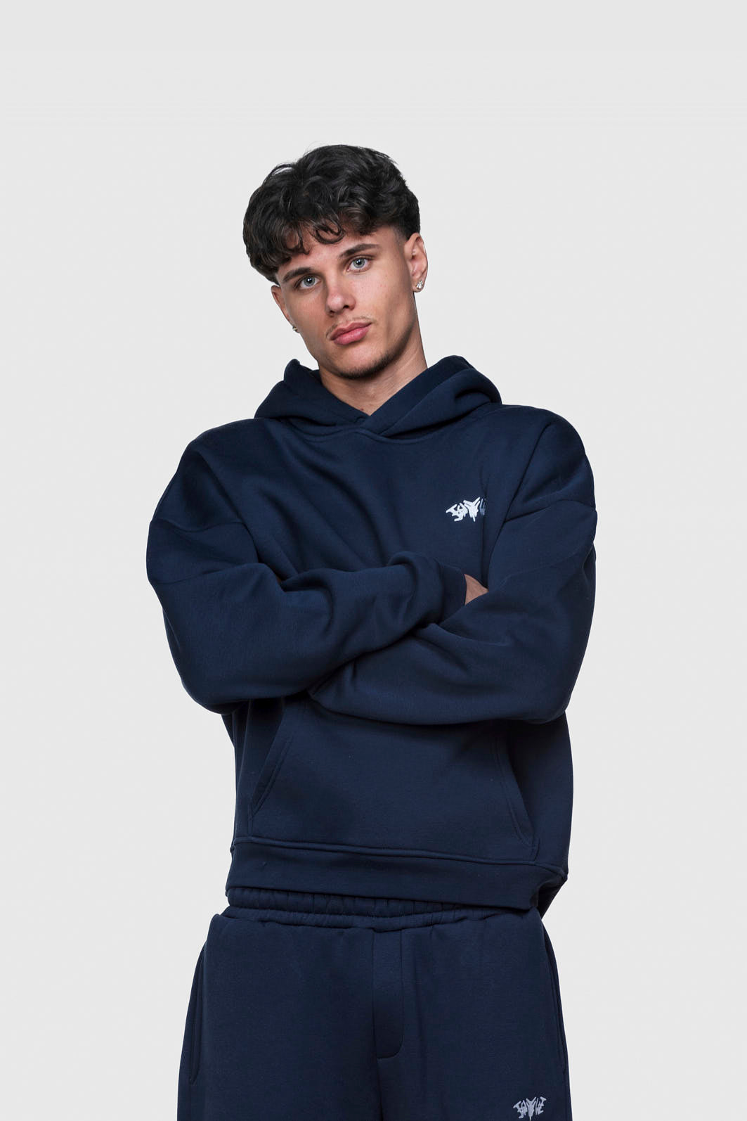 BASIC HOODIE NAVY