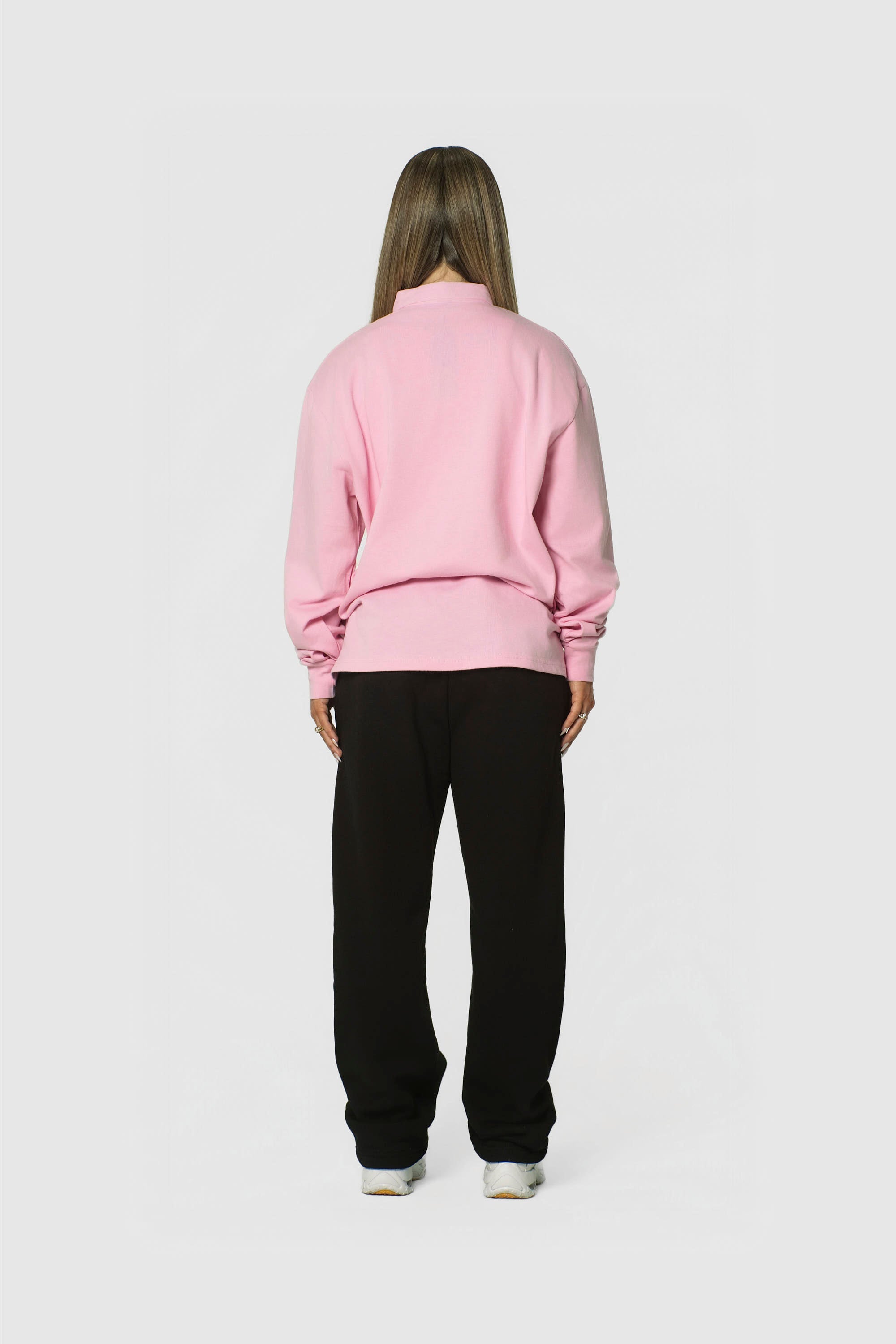 POLO SHIRT LONG PINK