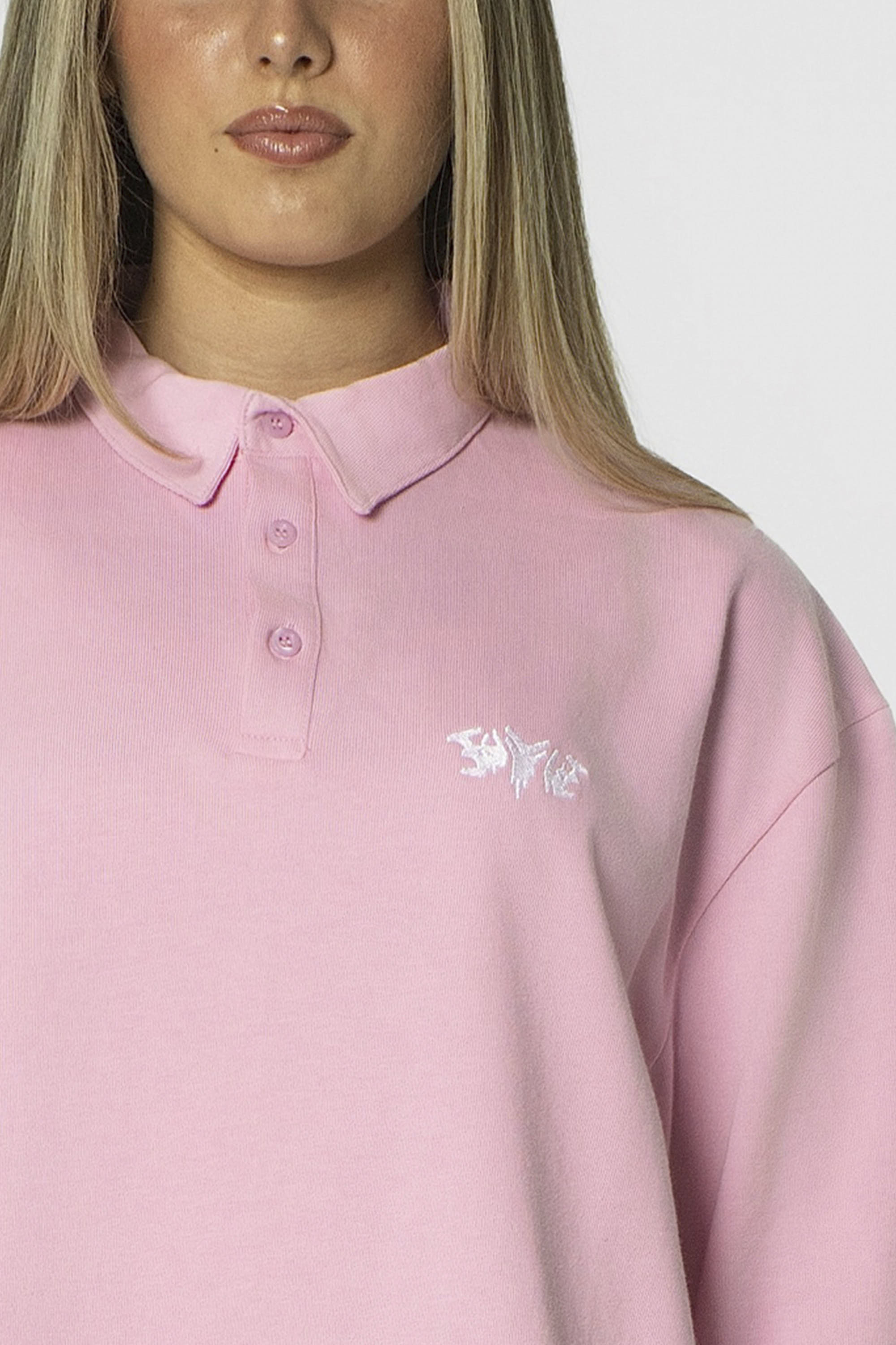 POLO SHIRT LONG PINK