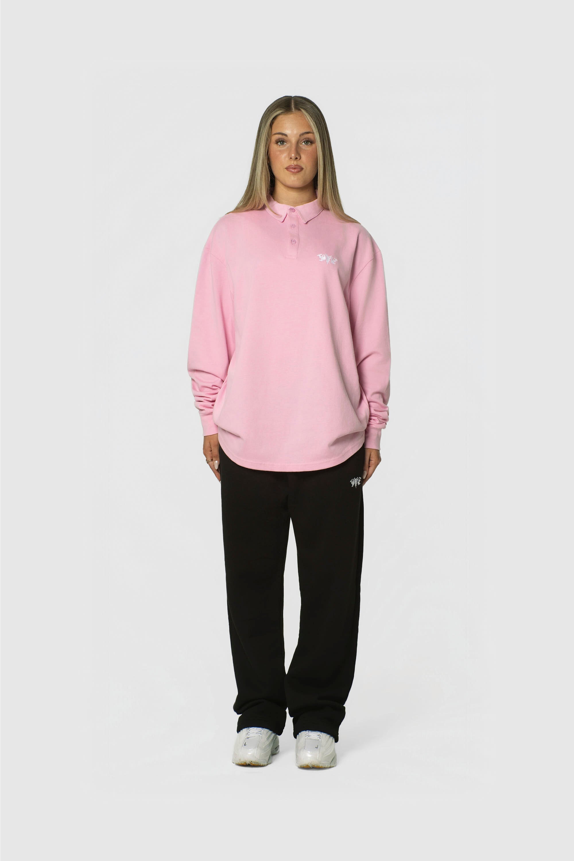 POLO SHIRT LONG PINK
