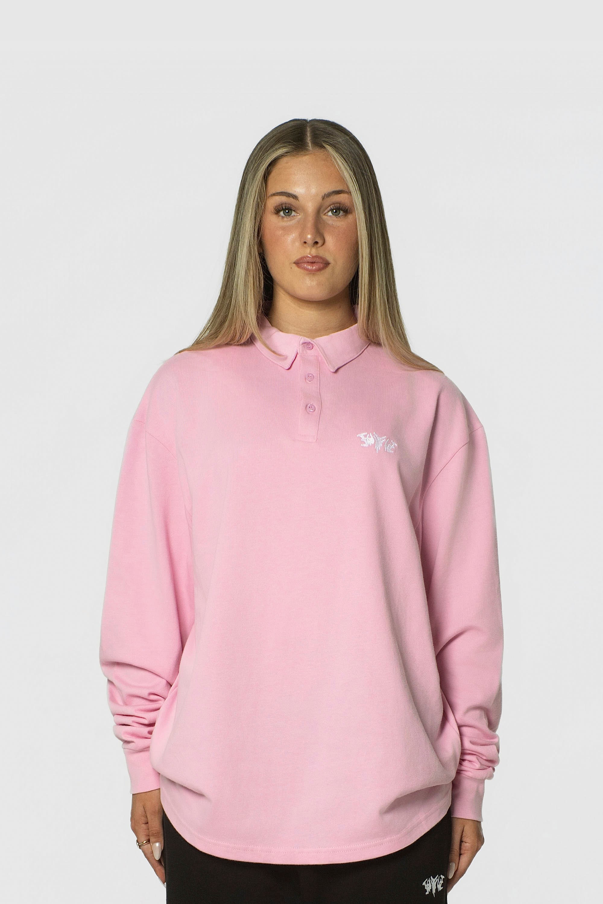 POLO SHIRT LONG PINK