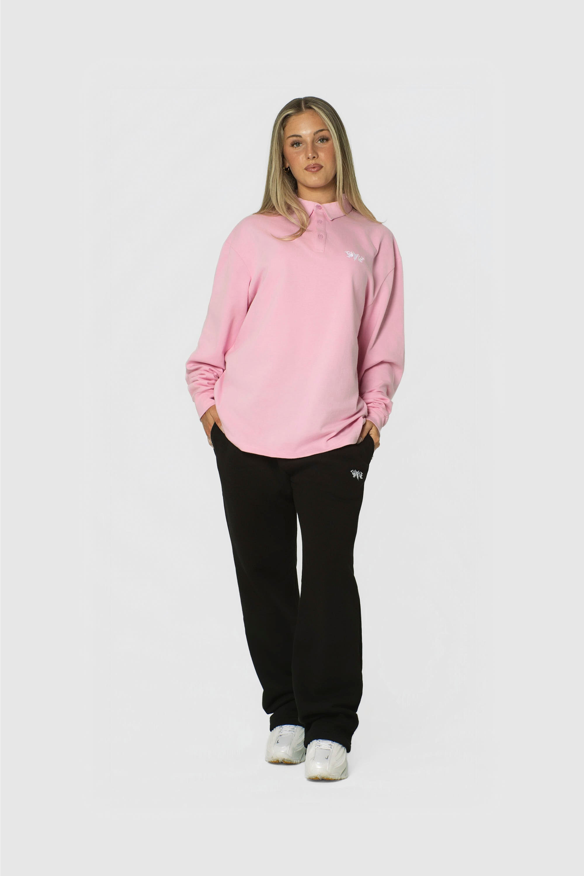POLO SHIRT LONG PINK