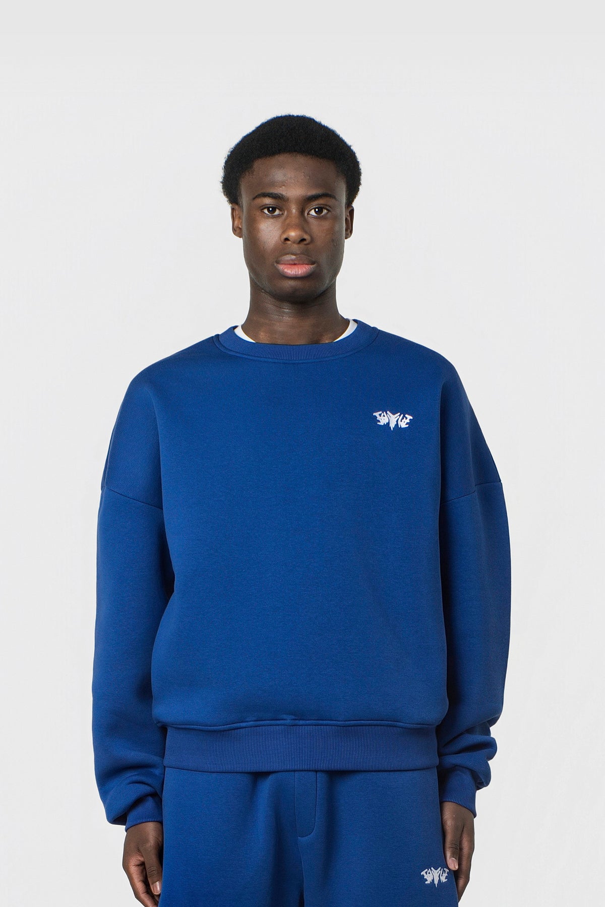 BASIC SWEATER ROYAL BLUE