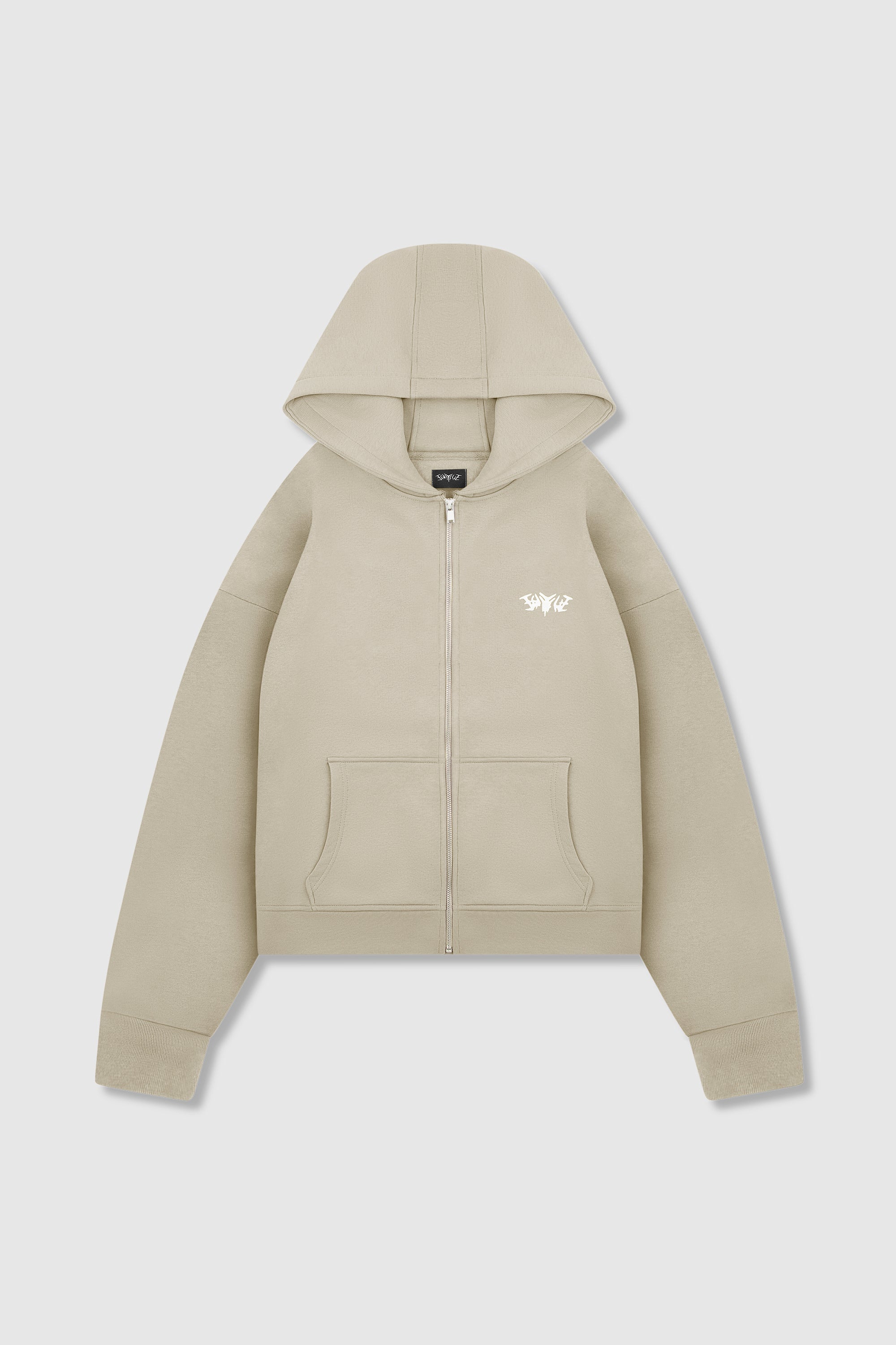 BASIC ZIP HOODIE SANDSTORM