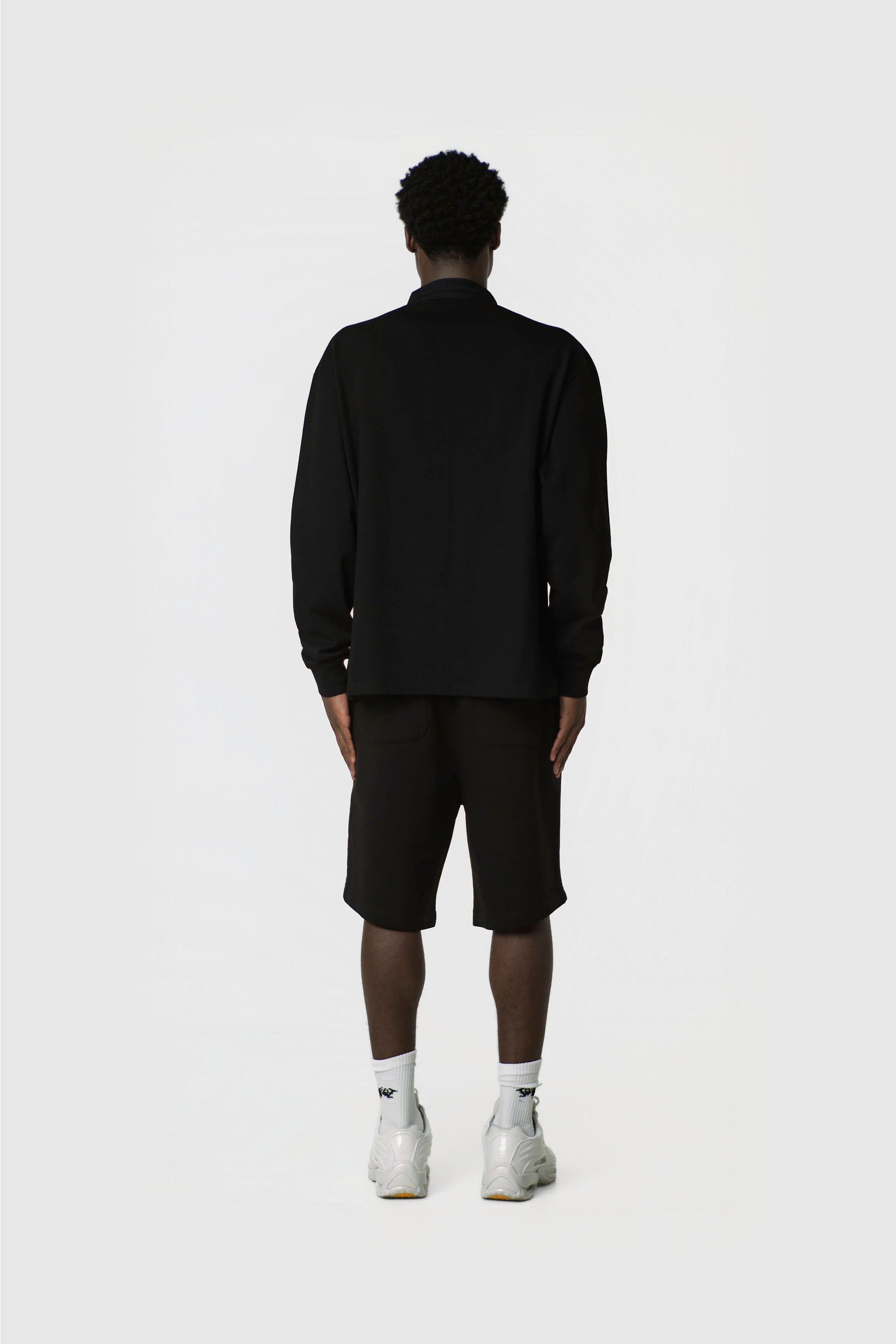 POLO SHIRT LONG BLACK