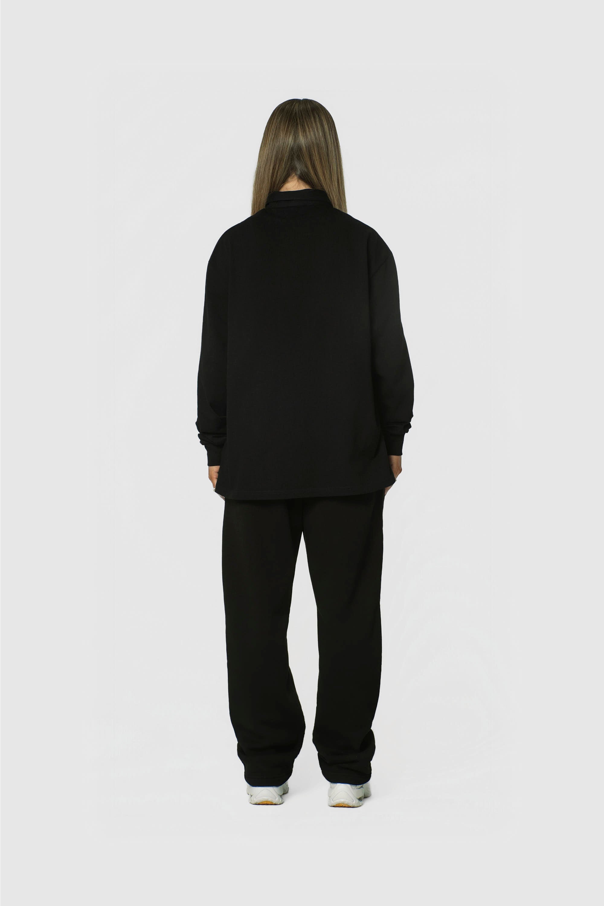 POLO SHIRT LONG BLACK