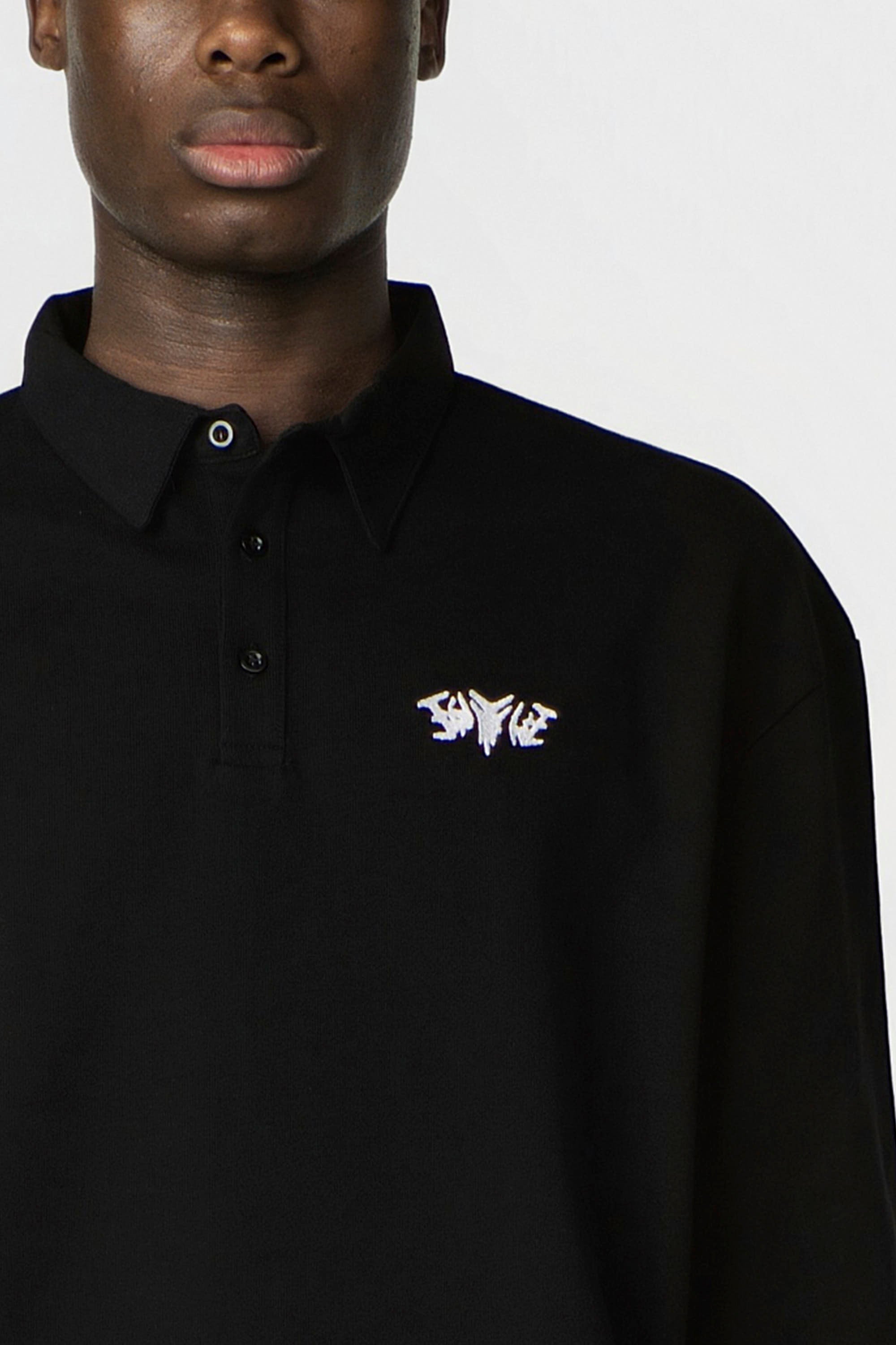 POLO SHIRT LONG BLACK