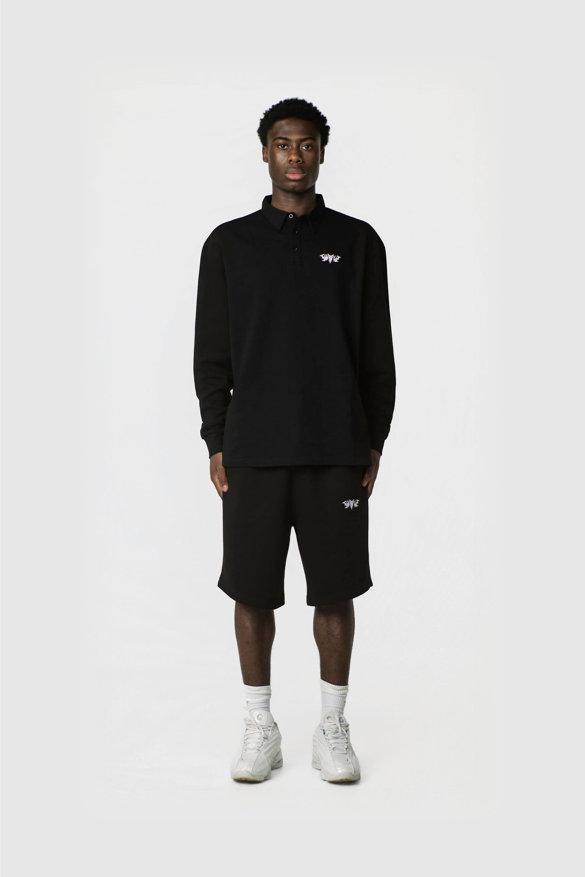 POLO SHIRT LONG BLACK