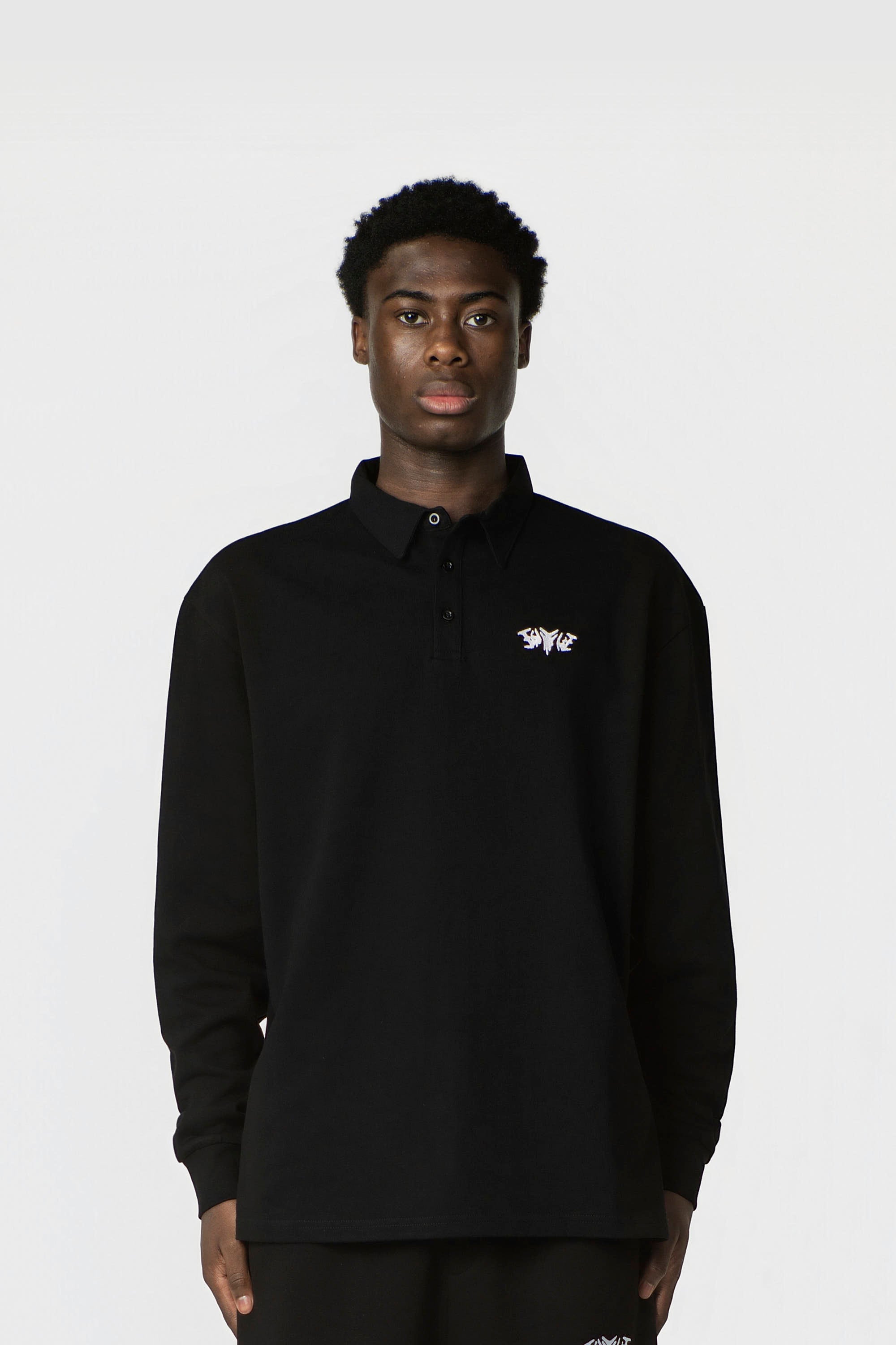 POLO SHIRT LONG BLACK