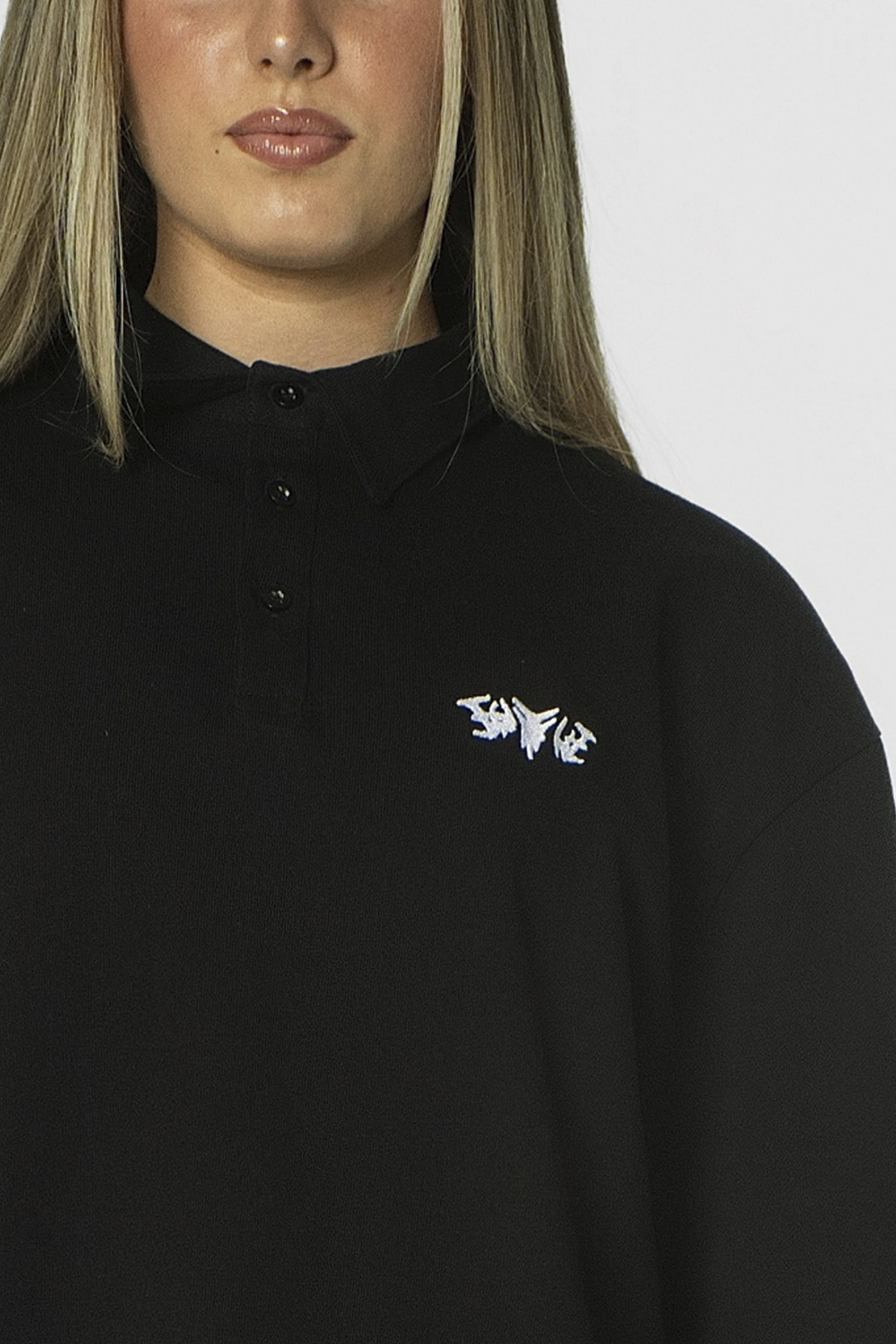 POLO SHIRT LONG BLACK