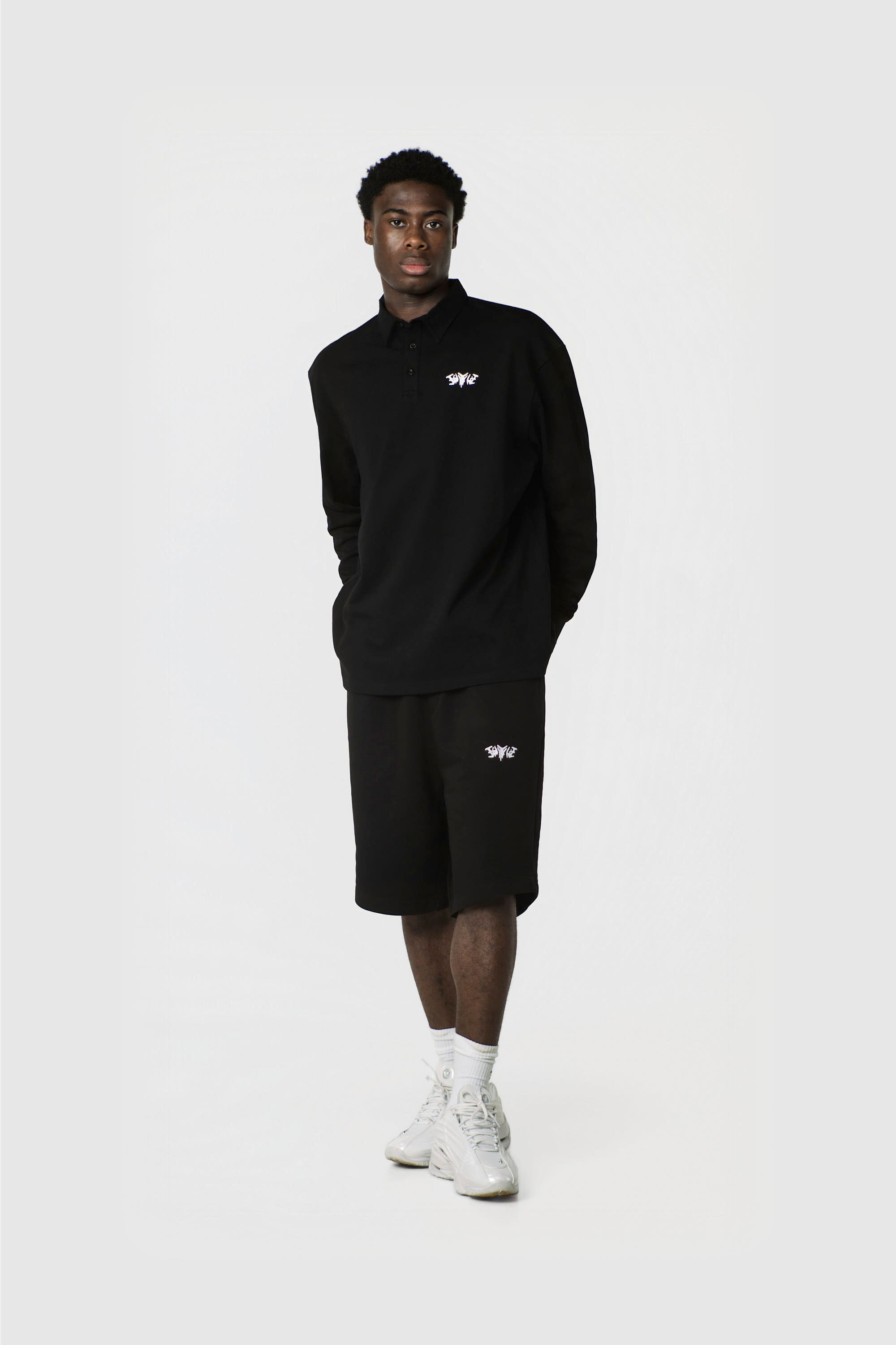 POLO SHIRT LONG BLACK