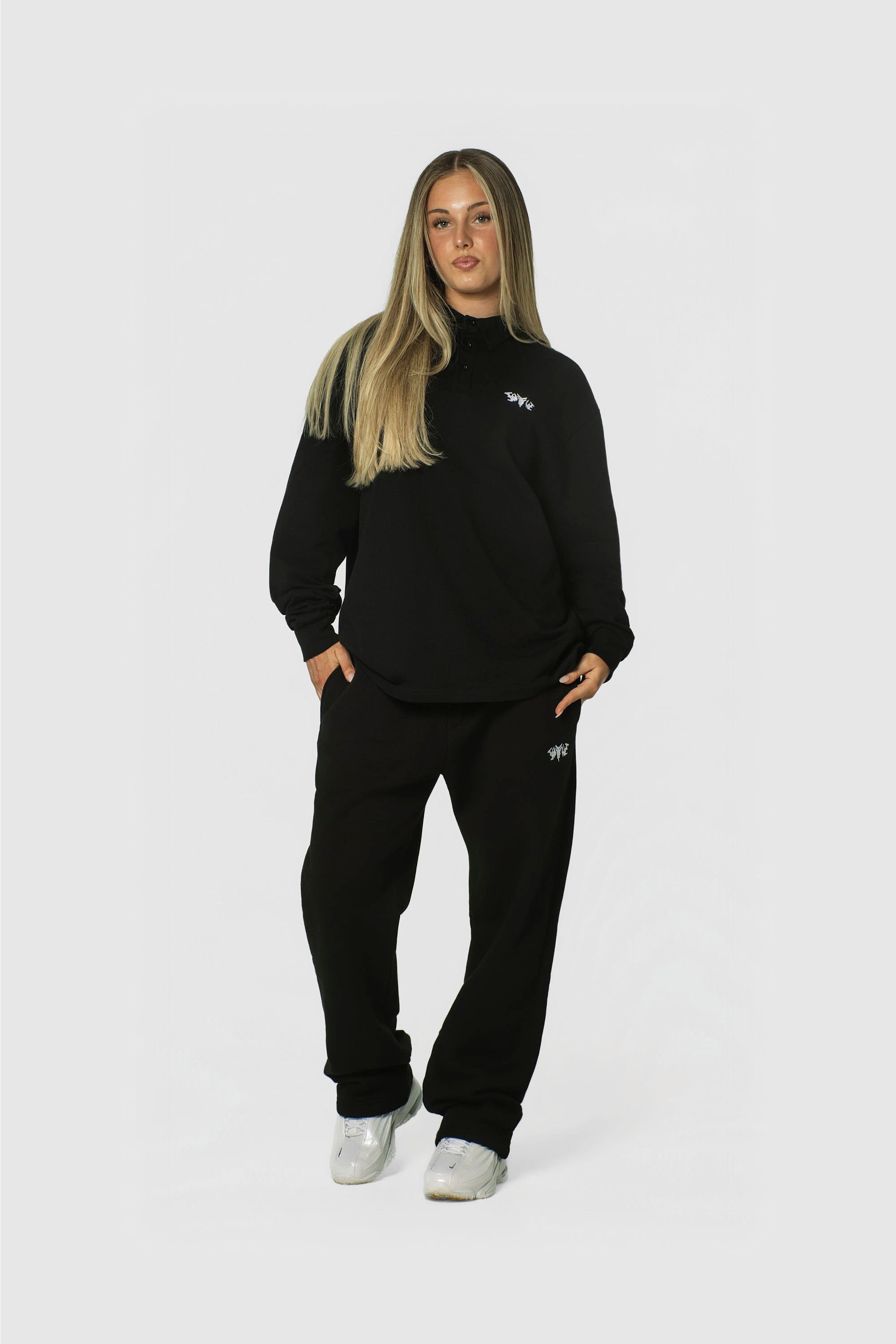 POLO SHIRT LONG BLACK