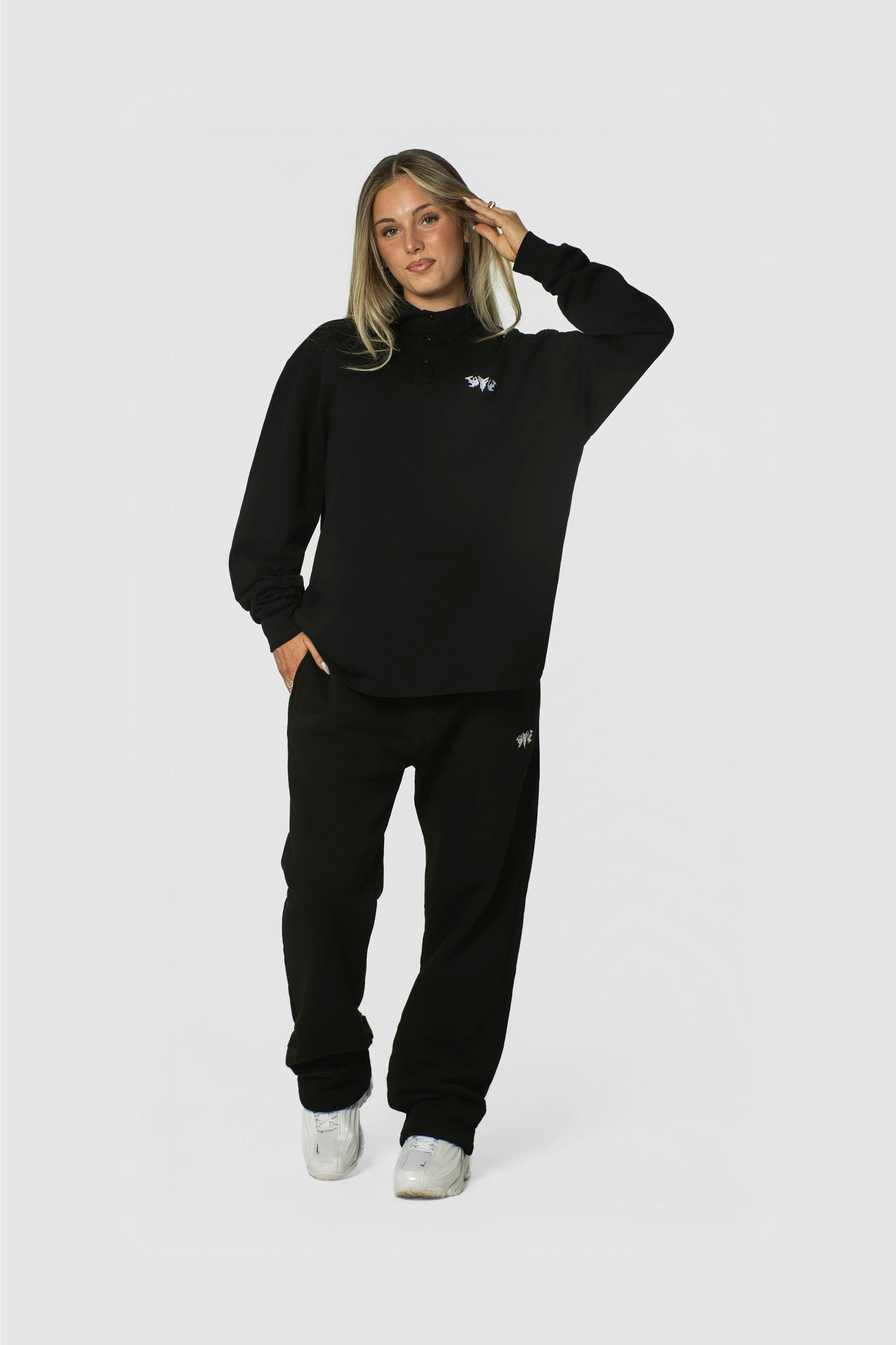 POLO SHIRT LONG BLACK