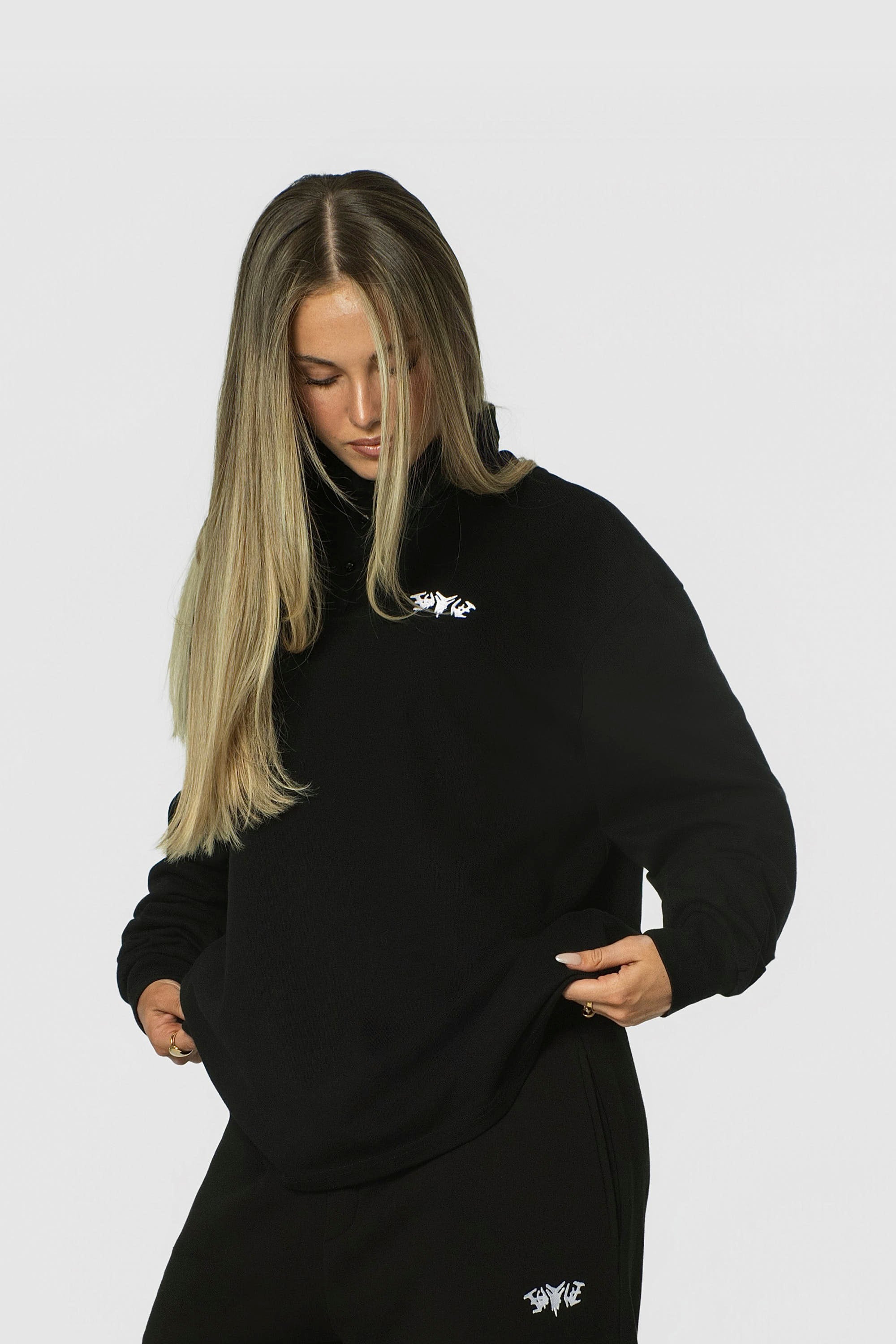 POLO SHIRT LONG BLACK