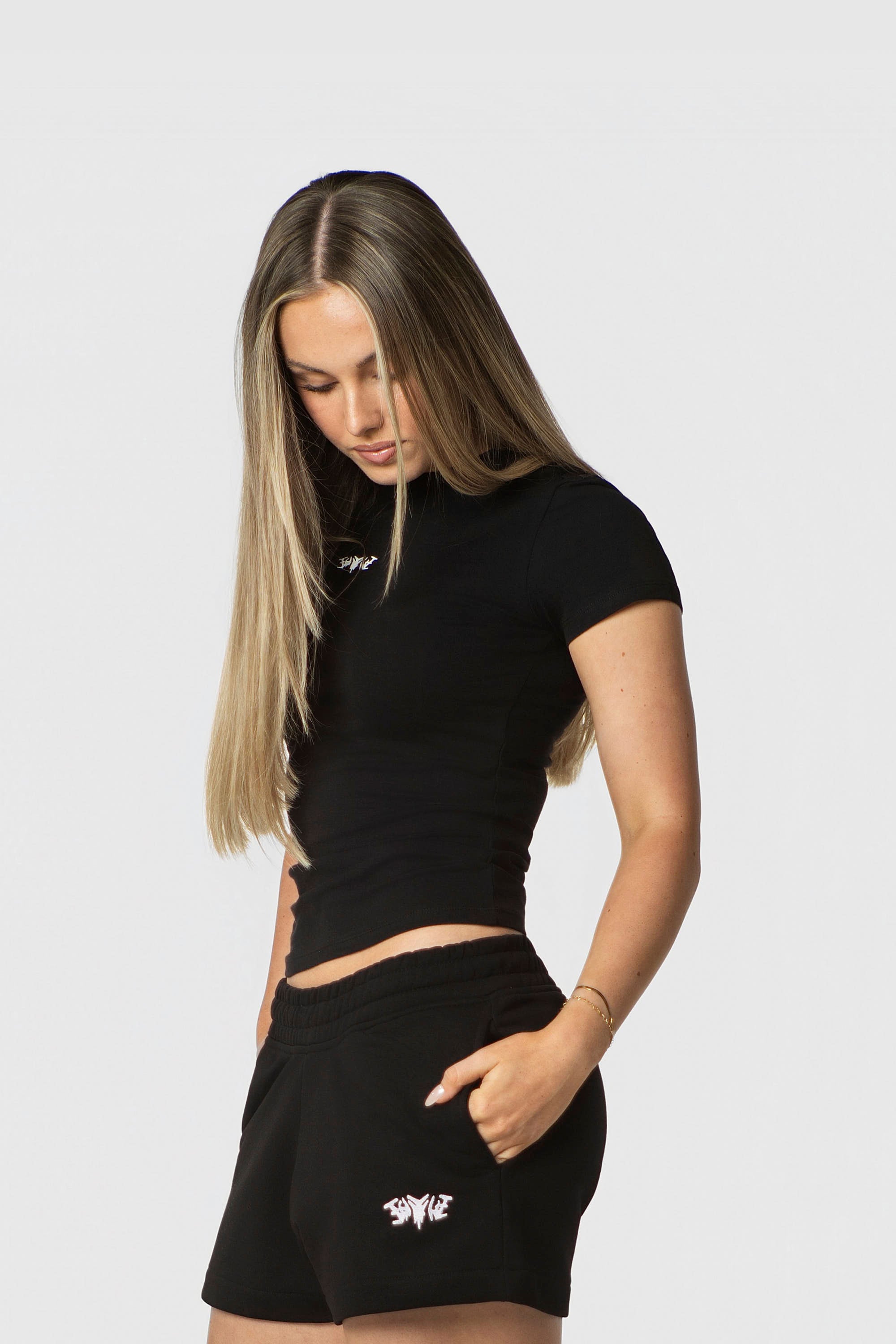 FORTYFIVE LOGO SHIRT BLACK