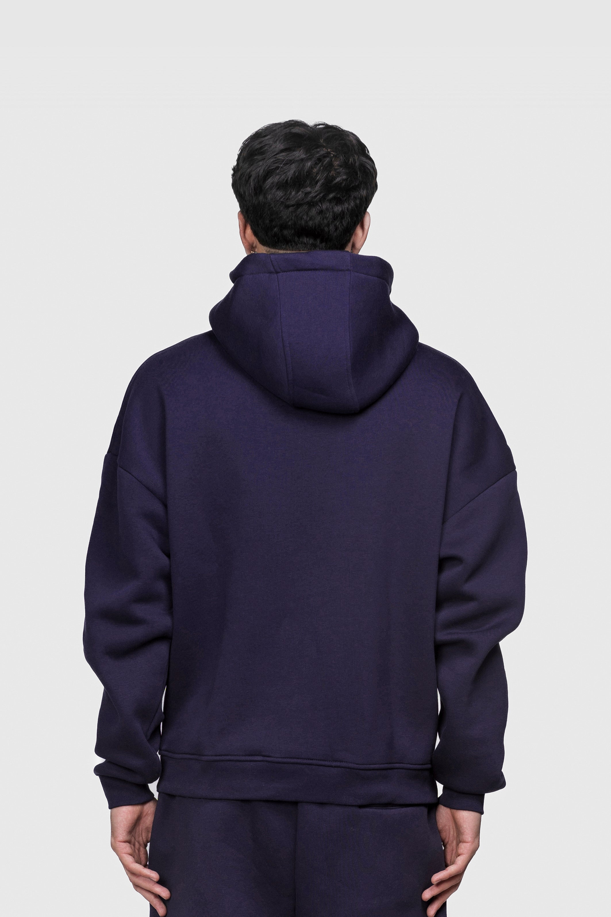 BASIC HOODIE DARK GRAPE