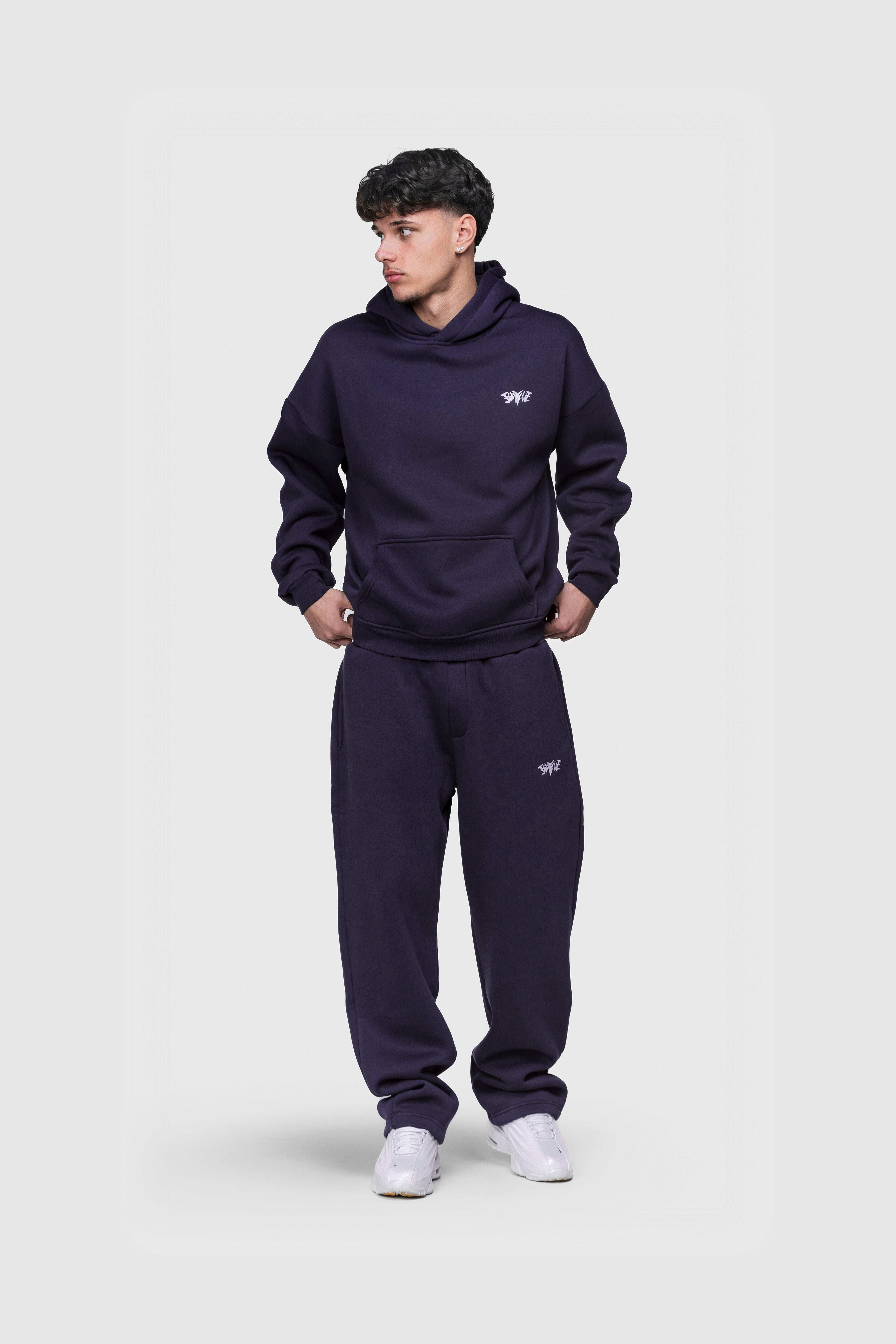 BASIC SWEATPANTS DARK GRAPE