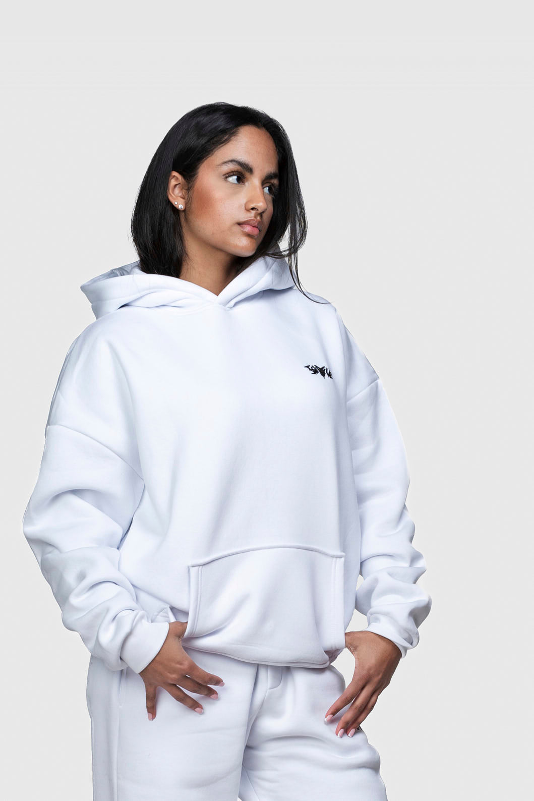 BASIC HOODIE WHITE