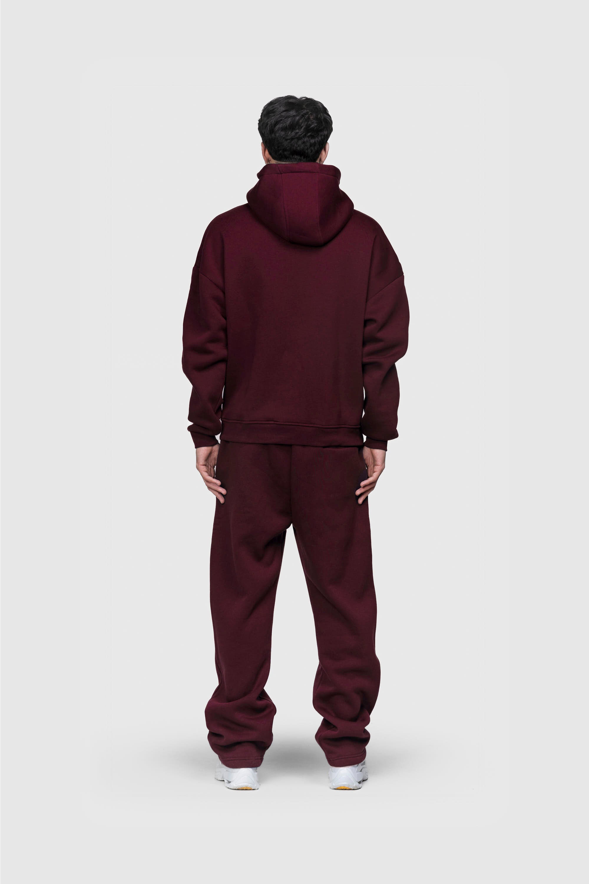 BASIC HOODIE REDWINE
